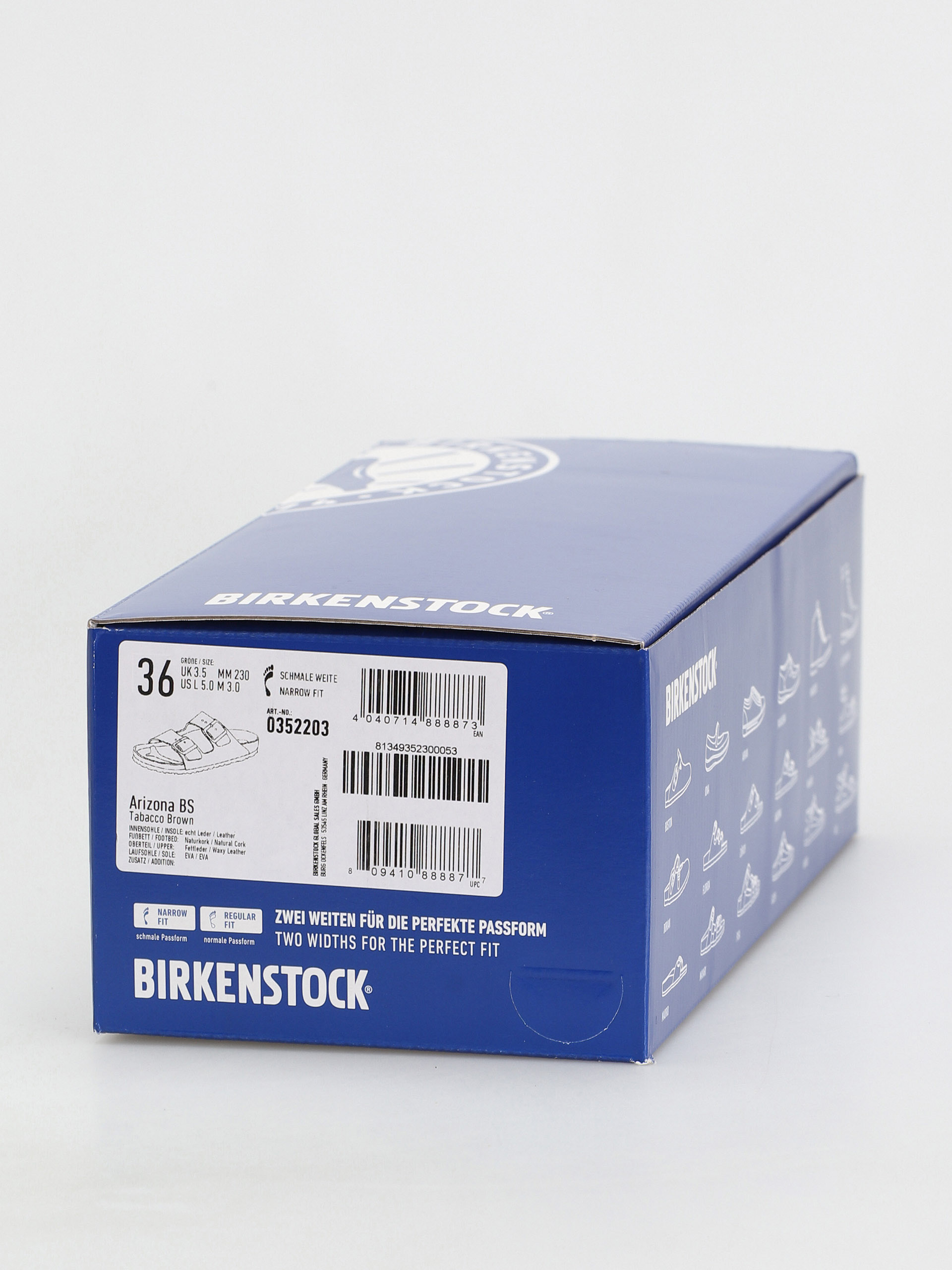 Șlapi Birkenstock Arizona Narrow Wmn (tabacco brown waxy leather)