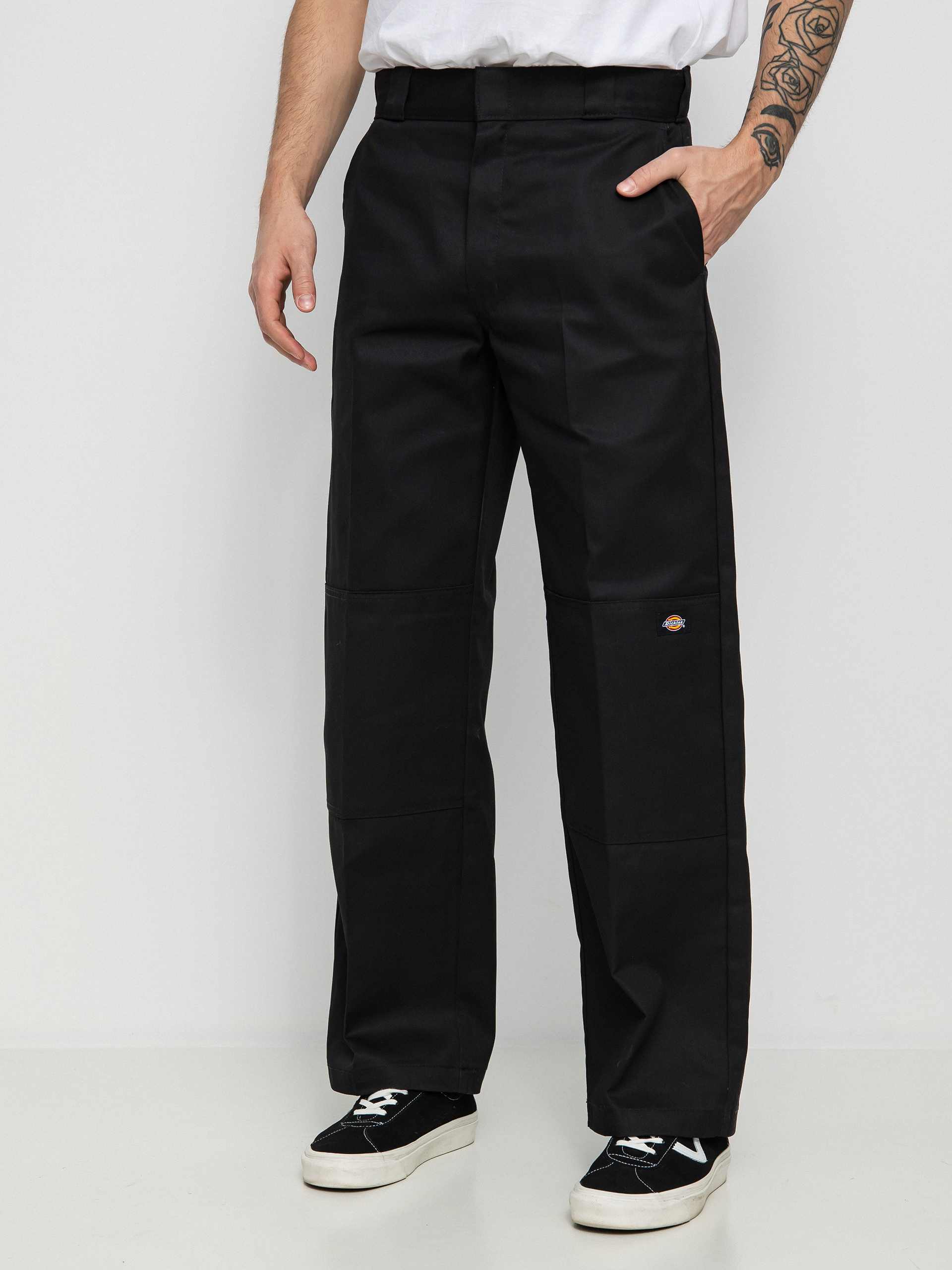 Pantaloni Dickies Double Knee - negru (black)