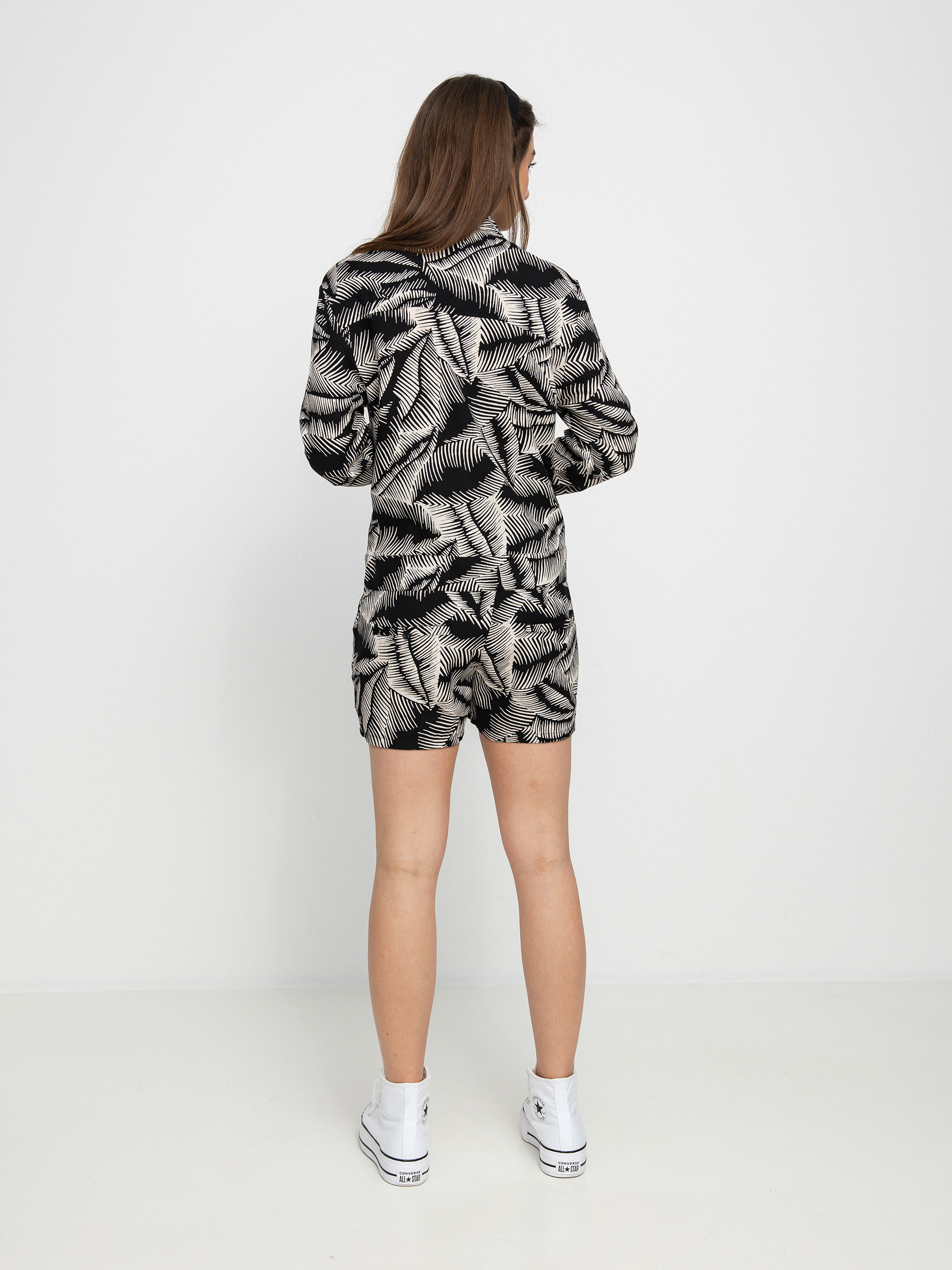 Pentru femei Costum schi Volcom Stay Palm Romper (black white)