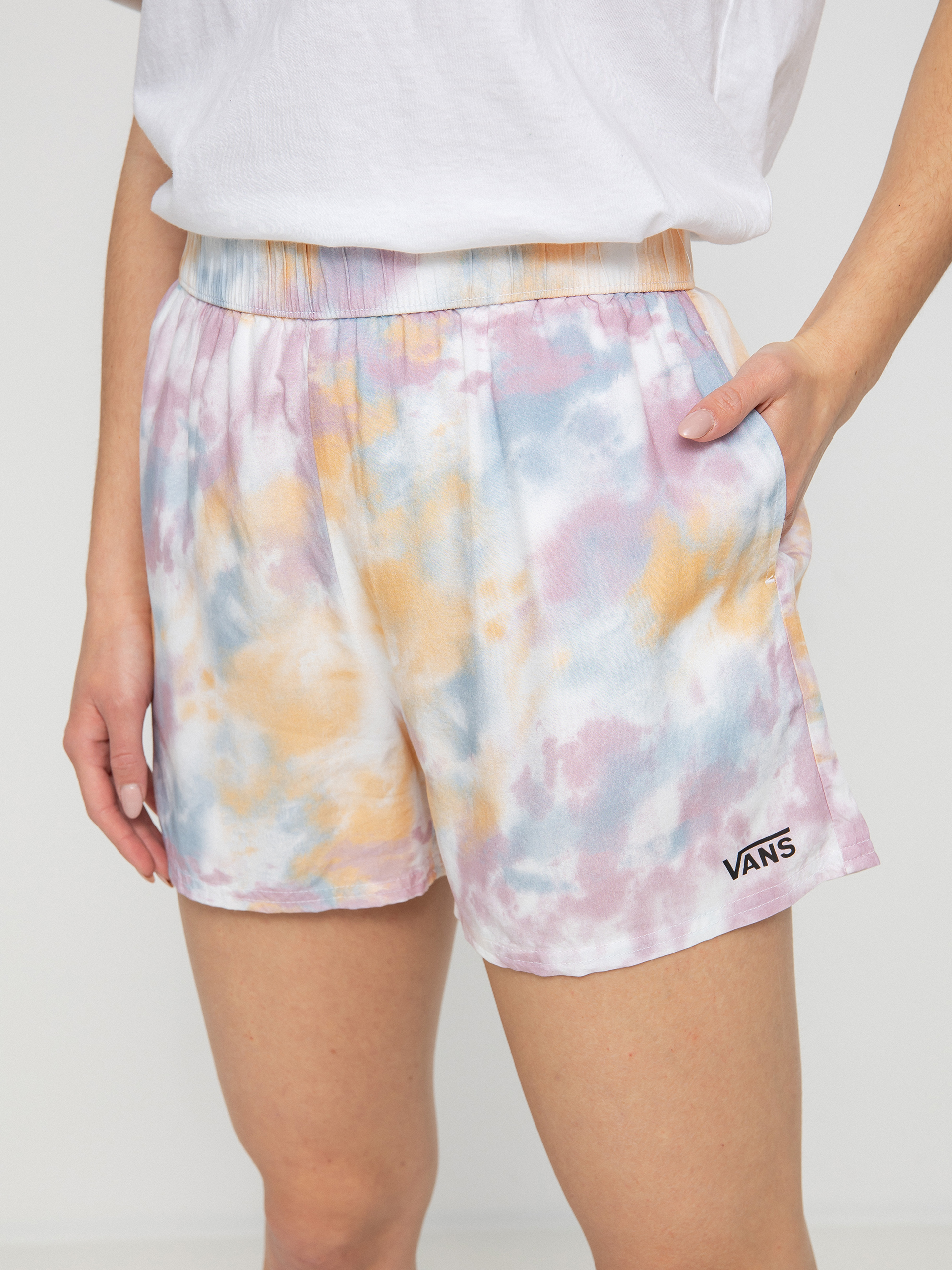Șort Vans Mascy Daze Tri Dye Woven Short Wmn (cradle pink)