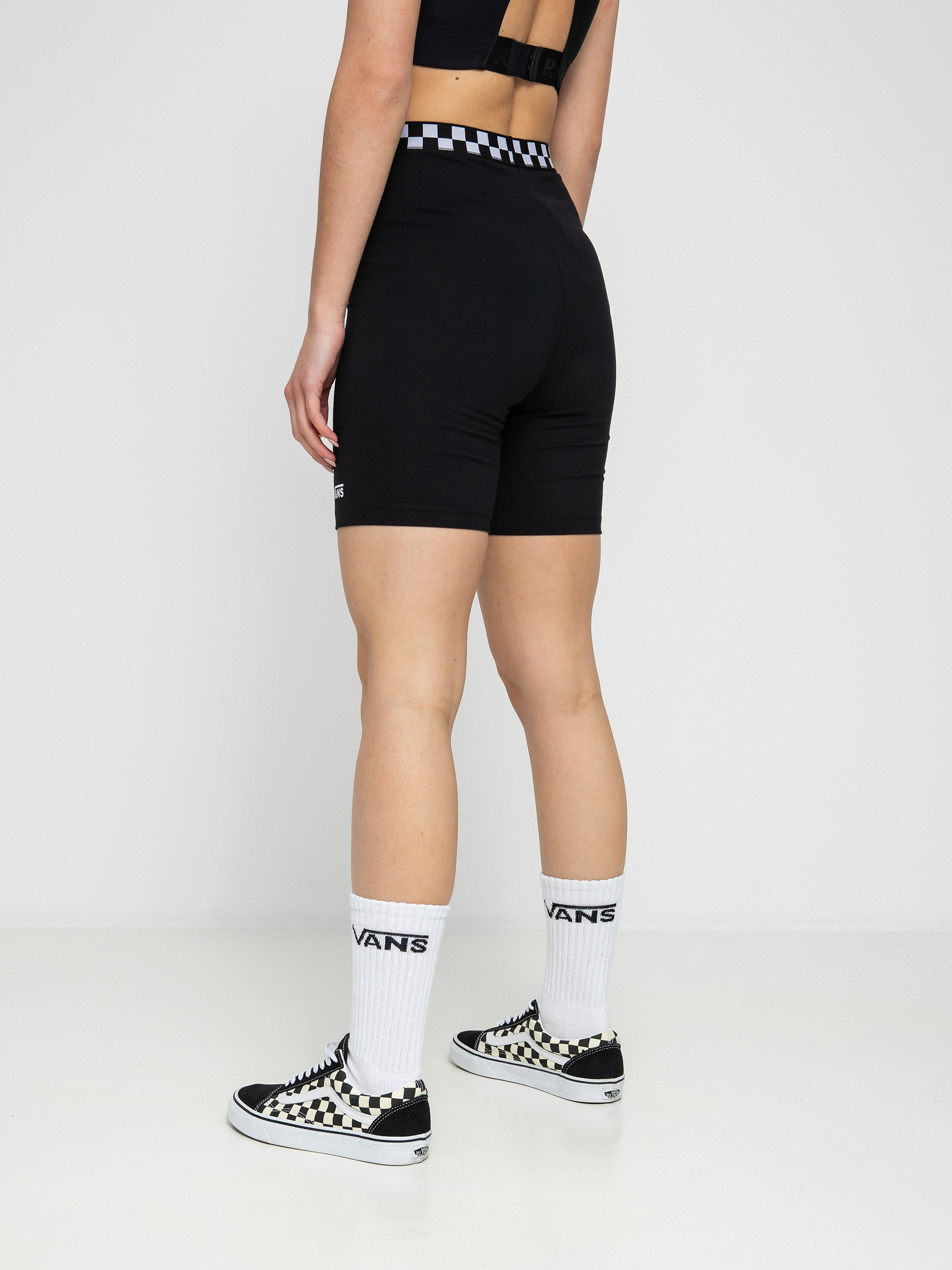 Colanți Vans Checkerboard Short Wmn (black)