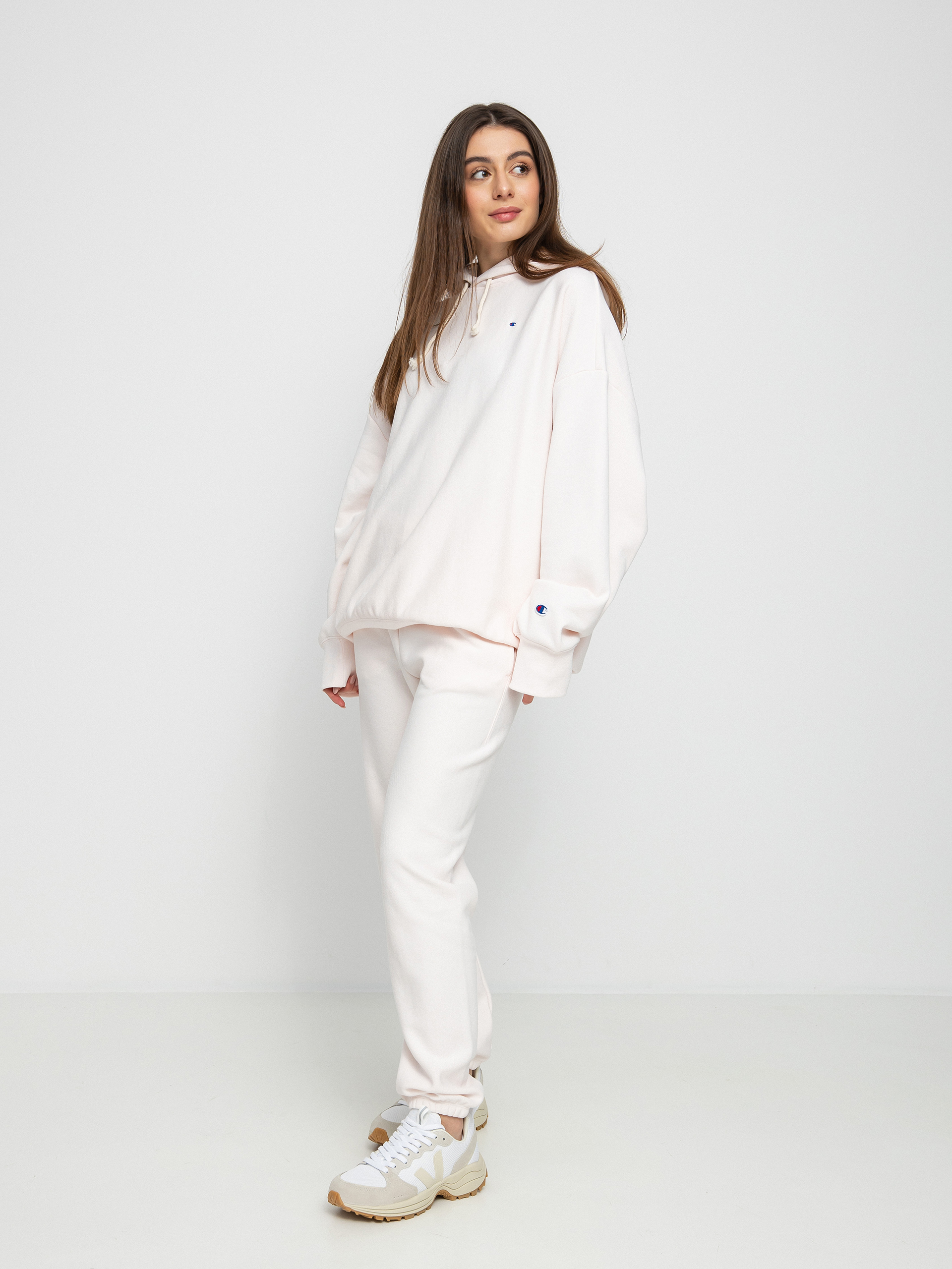 Pantaloni Champion Elastic Cuff Pants 115098 Wmn (beo)