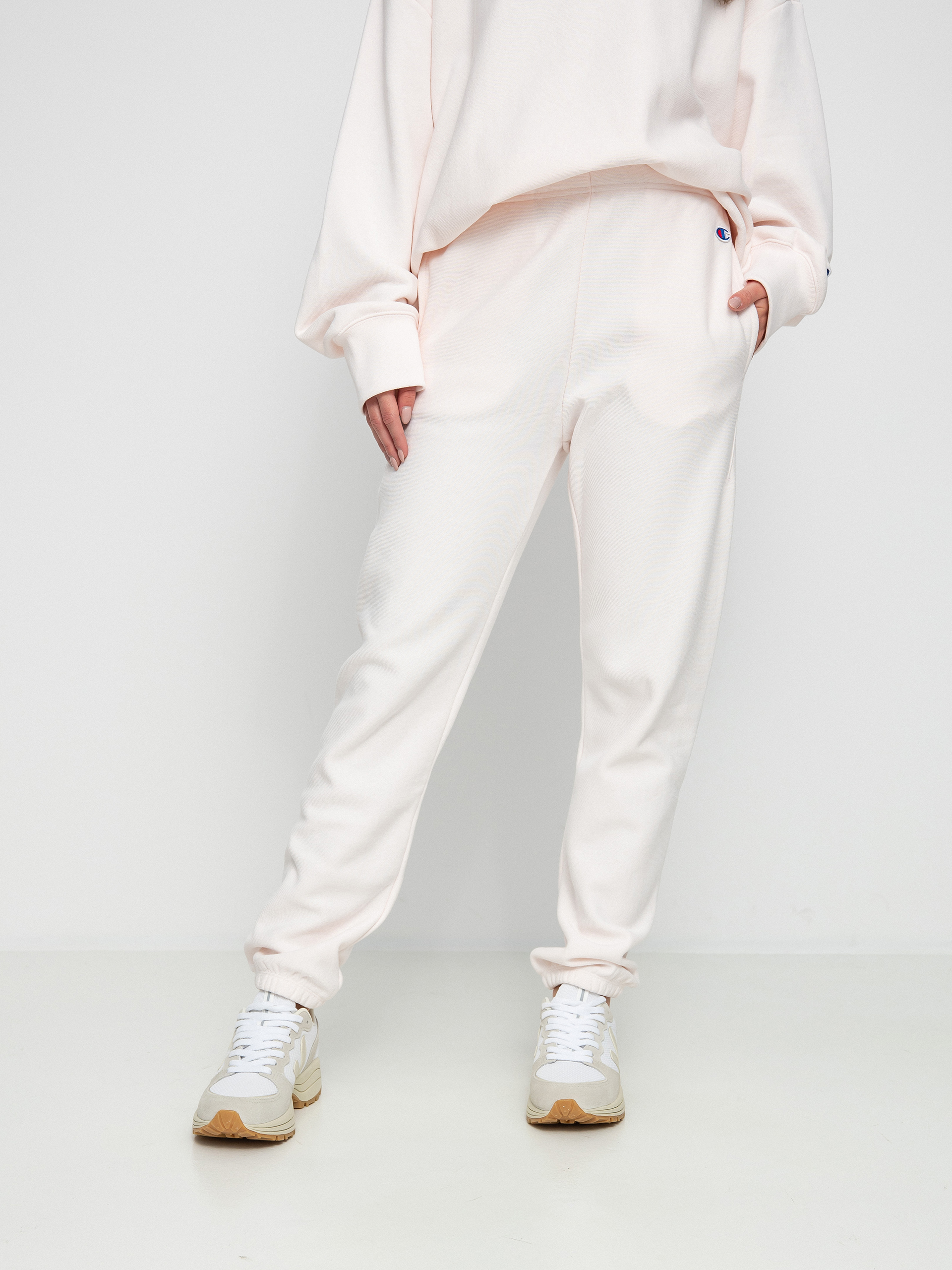 Pantaloni Champion Elastic Cuff Pants 115098 Wmn (beo)