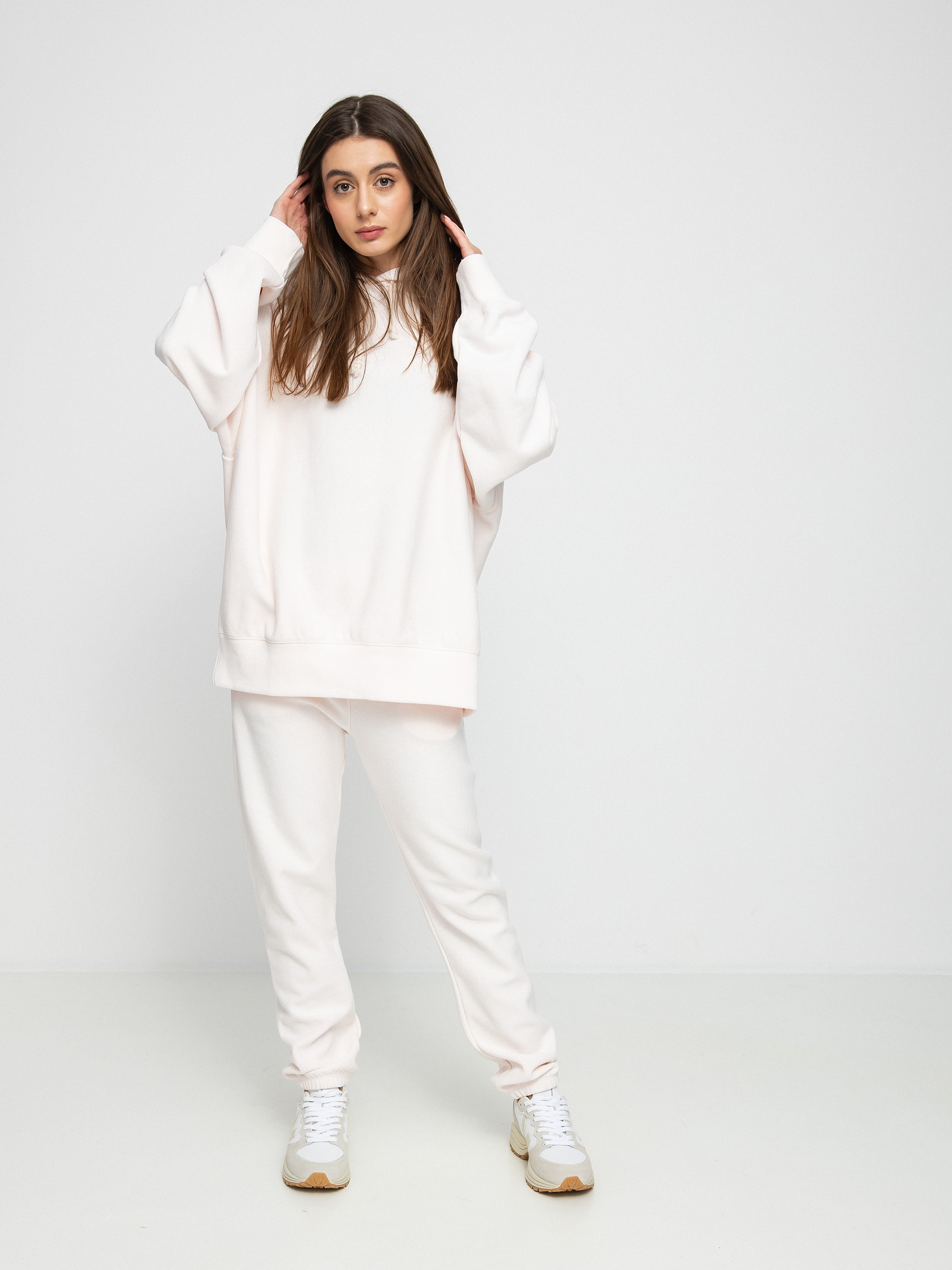 Hanorac cu glugă Champion Hooded Sweatshirt 115152 HD Wmn (beo)