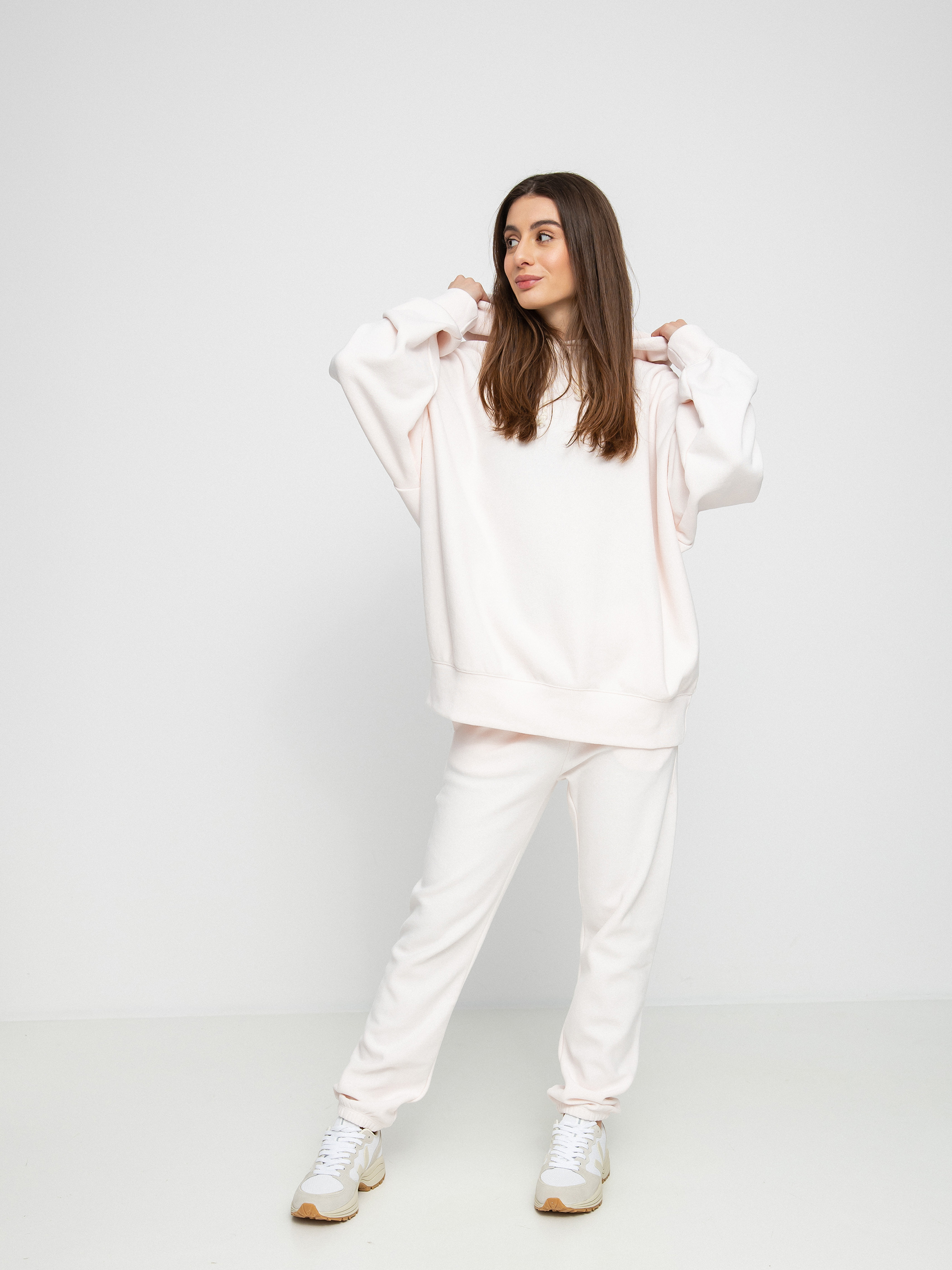 Hanorac cu glugă Champion Hooded Sweatshirt 115152 HD Wmn (beo)