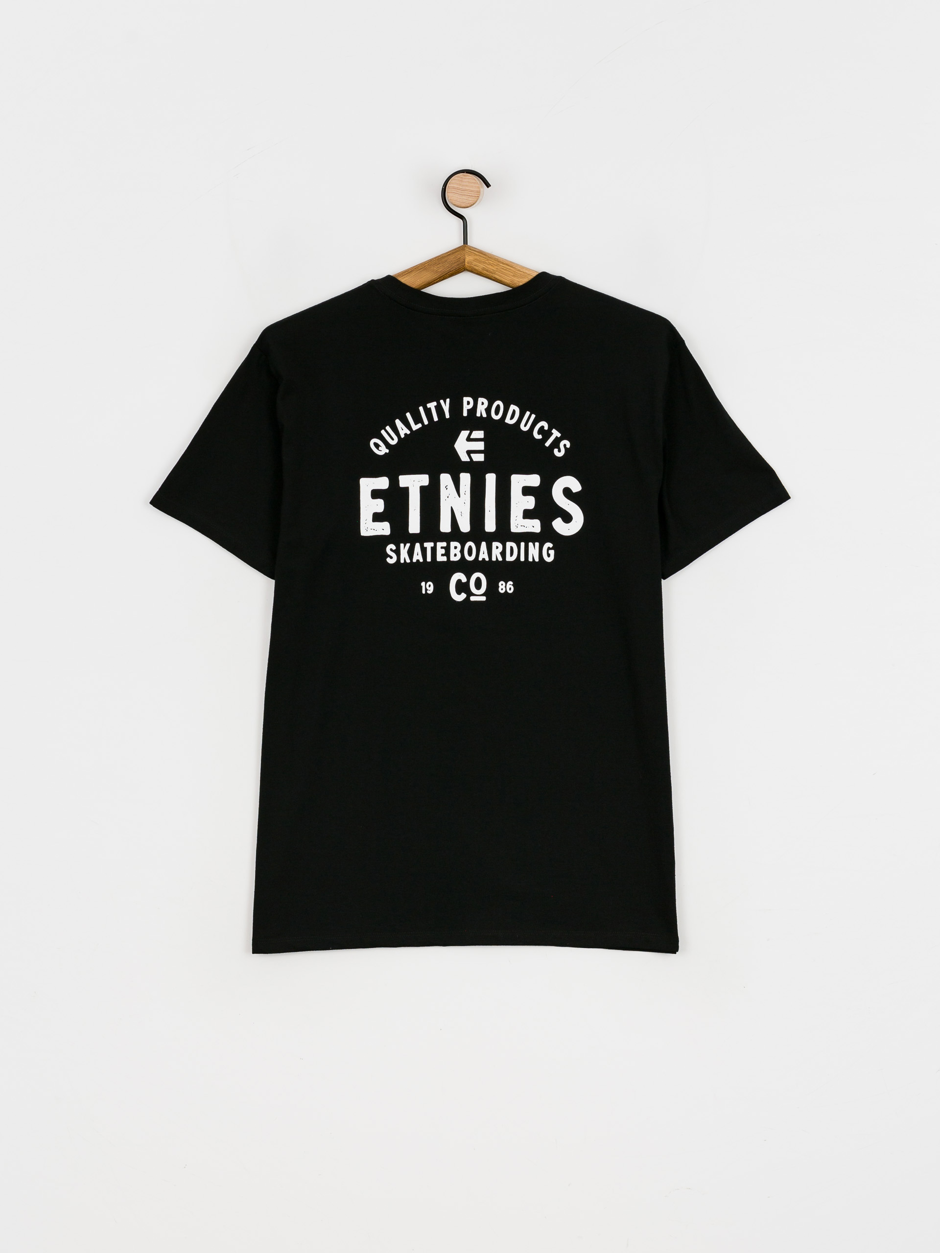 Tricou Etnies Skate Co (black /white)