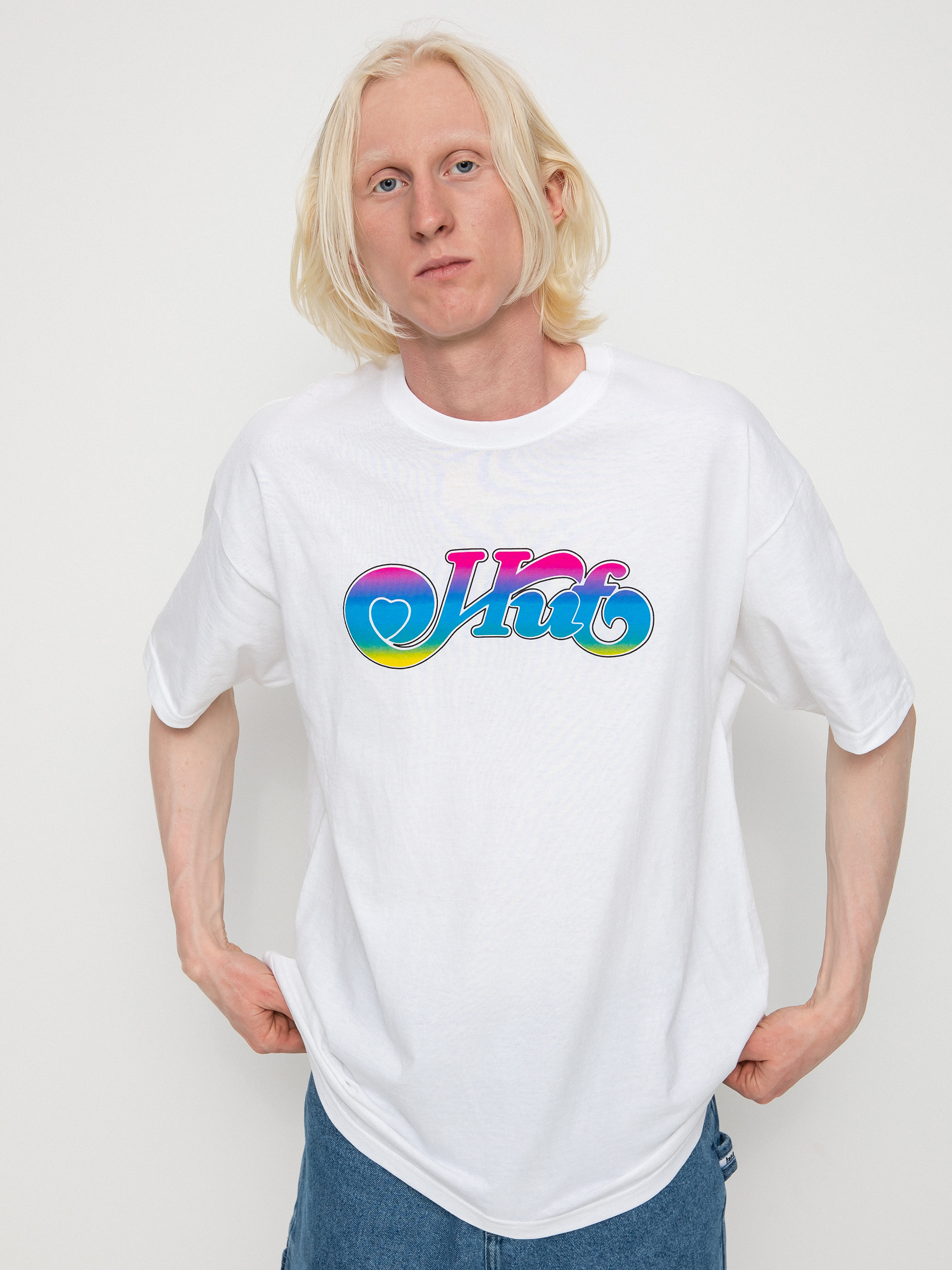 Tricou HUF Wild World (white)