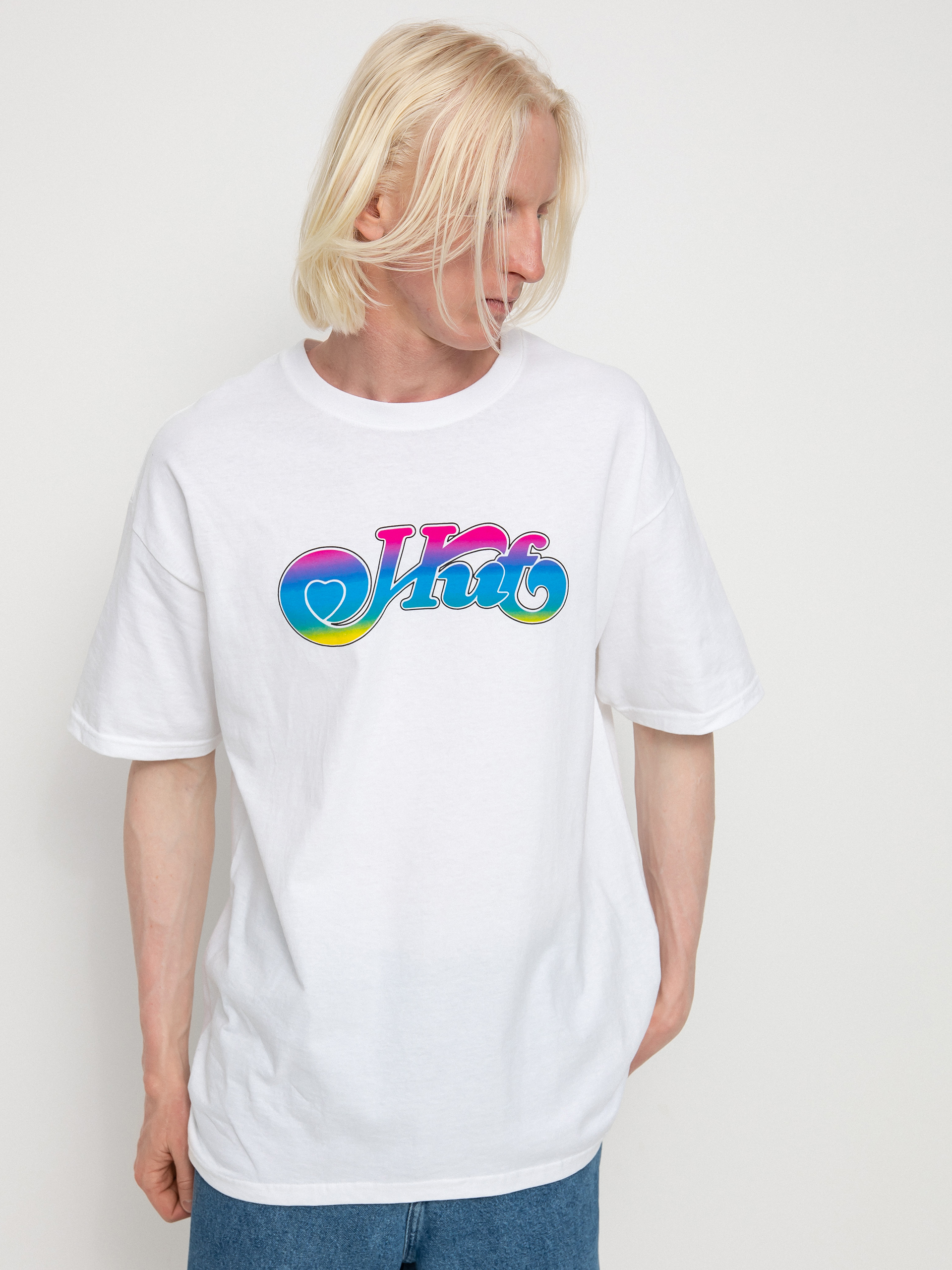 Tricou HUF Wild World (white)