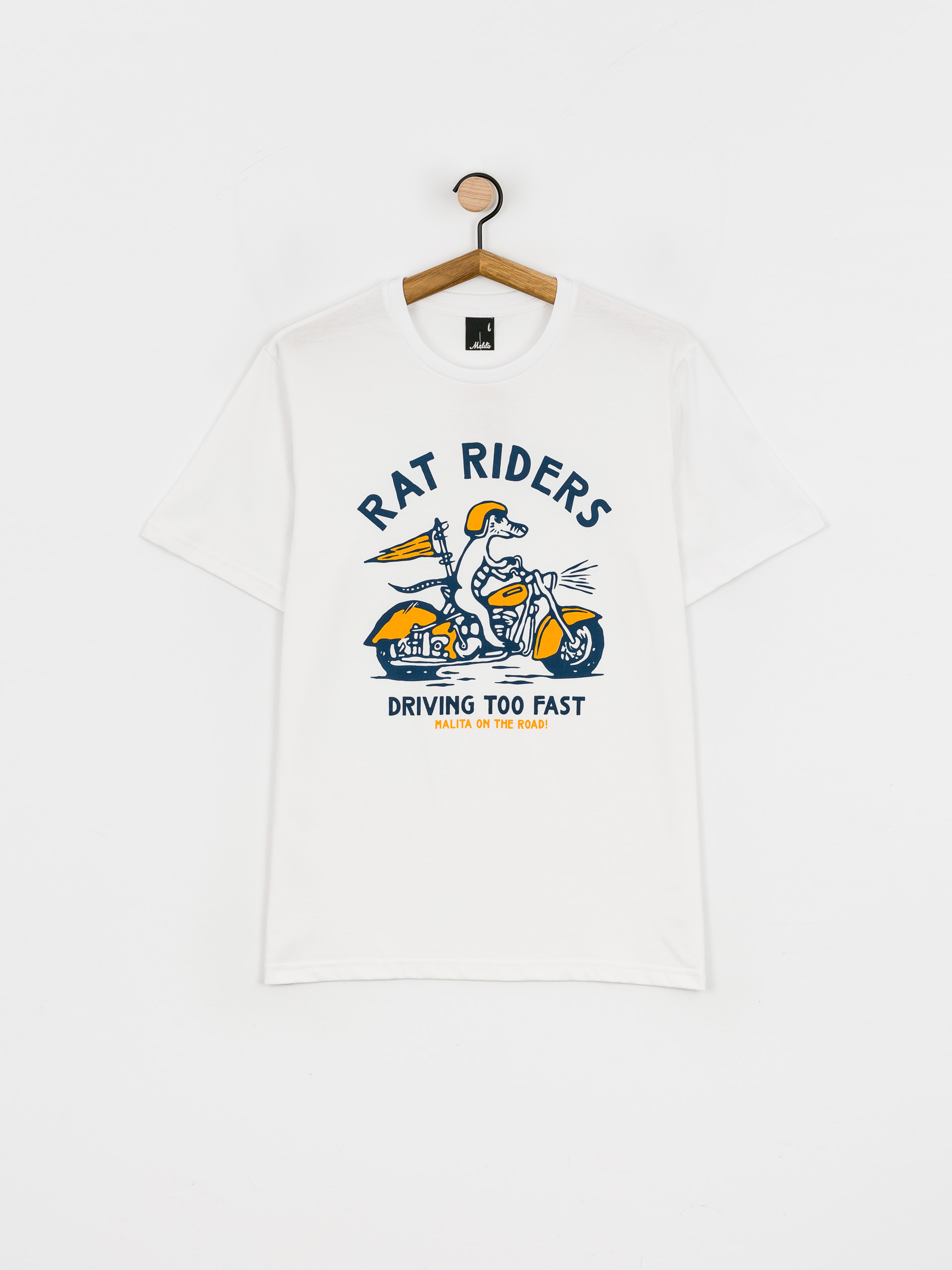 Tricou Malita Rat Riders (white)