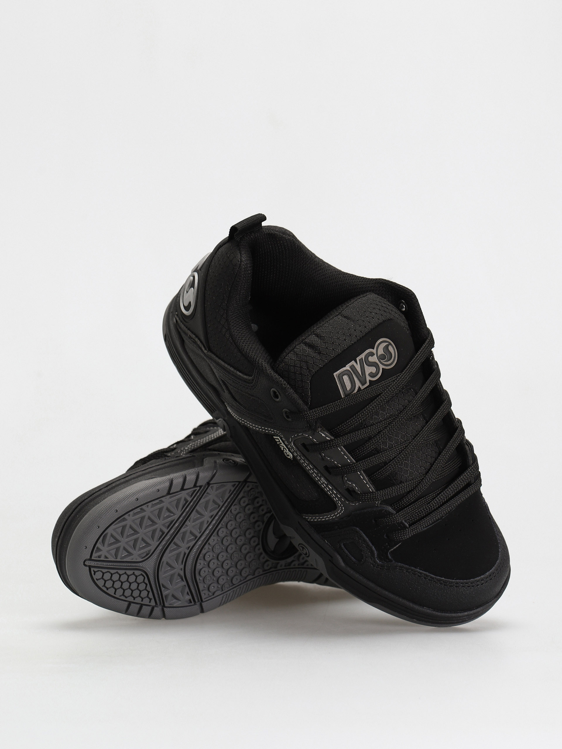 Pantofi DVS Comanche (black reflective charcoal nubuck)