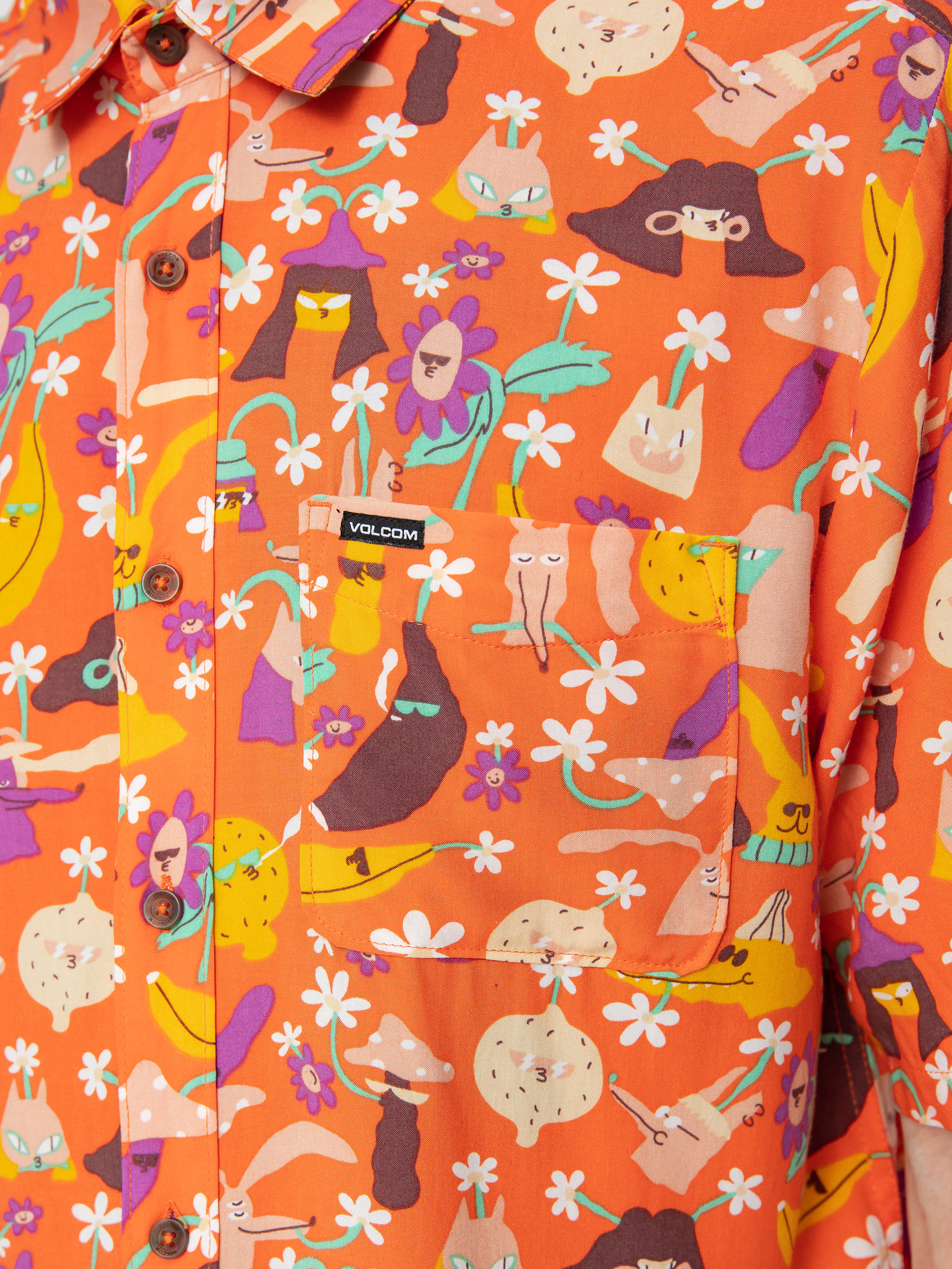 Cămașă Volcom Egle Zvirblyte (prt print)