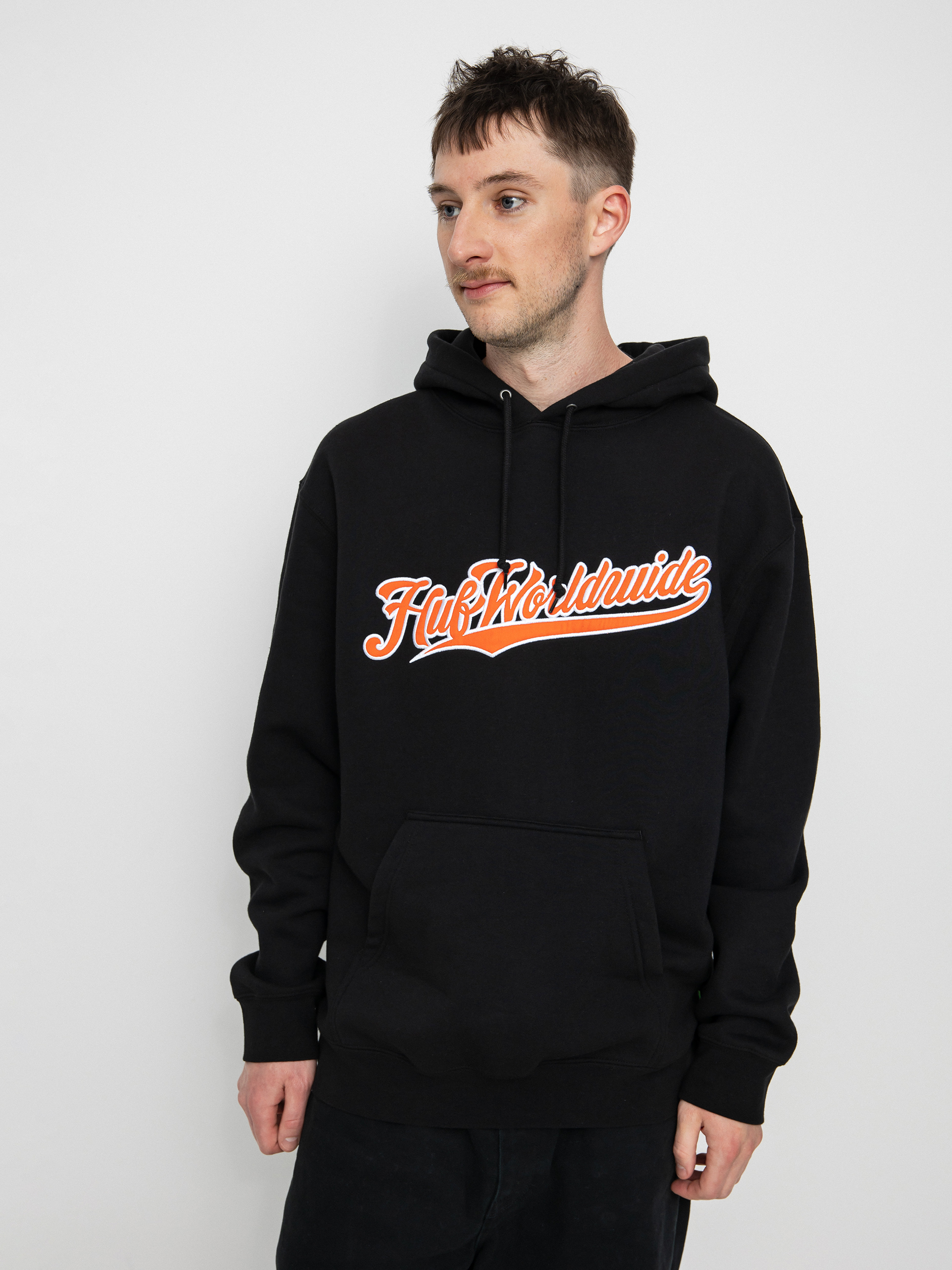 Hanorac cu glugă HUF Crackerjack HD (black)