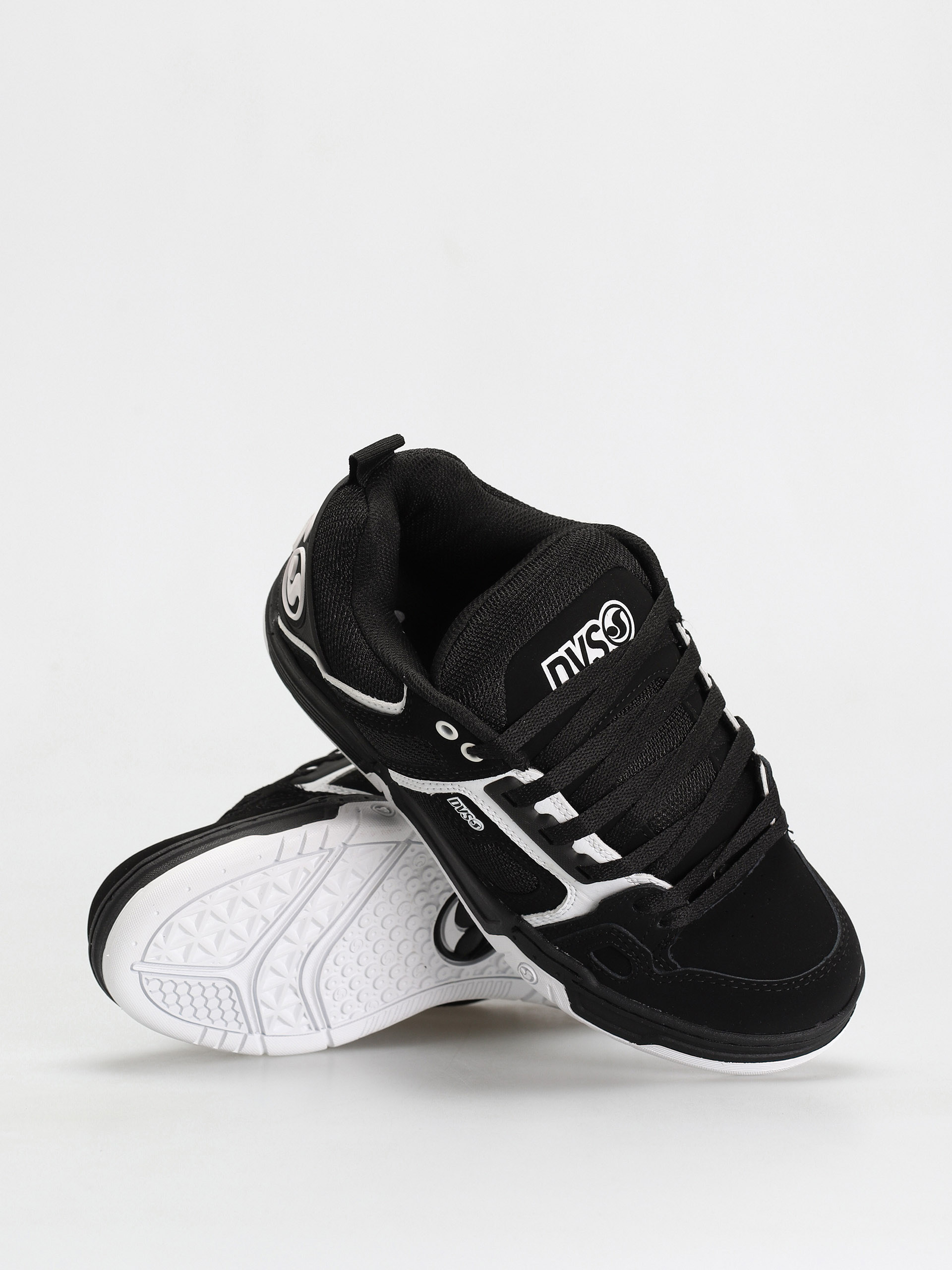 Pantofi DVS Comanche (black white leather nubuck)