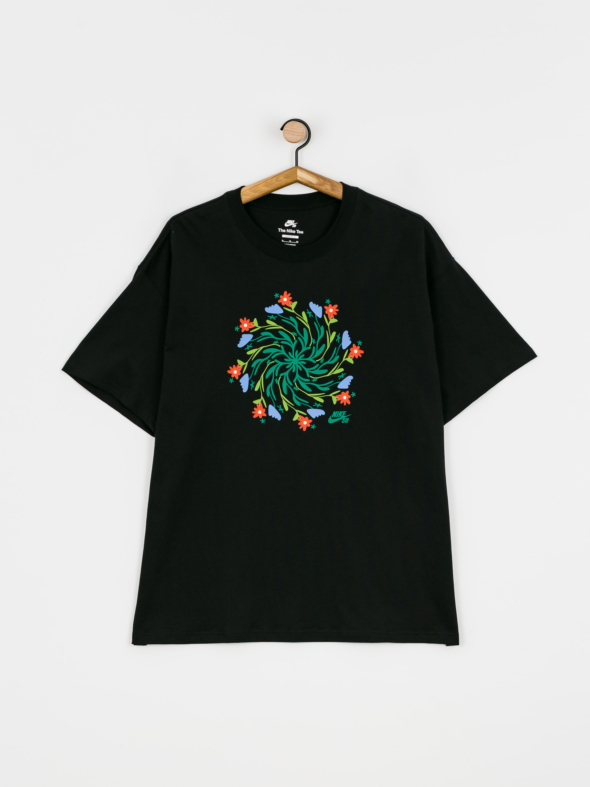 Tricou Nike SB Wild Flower (black)