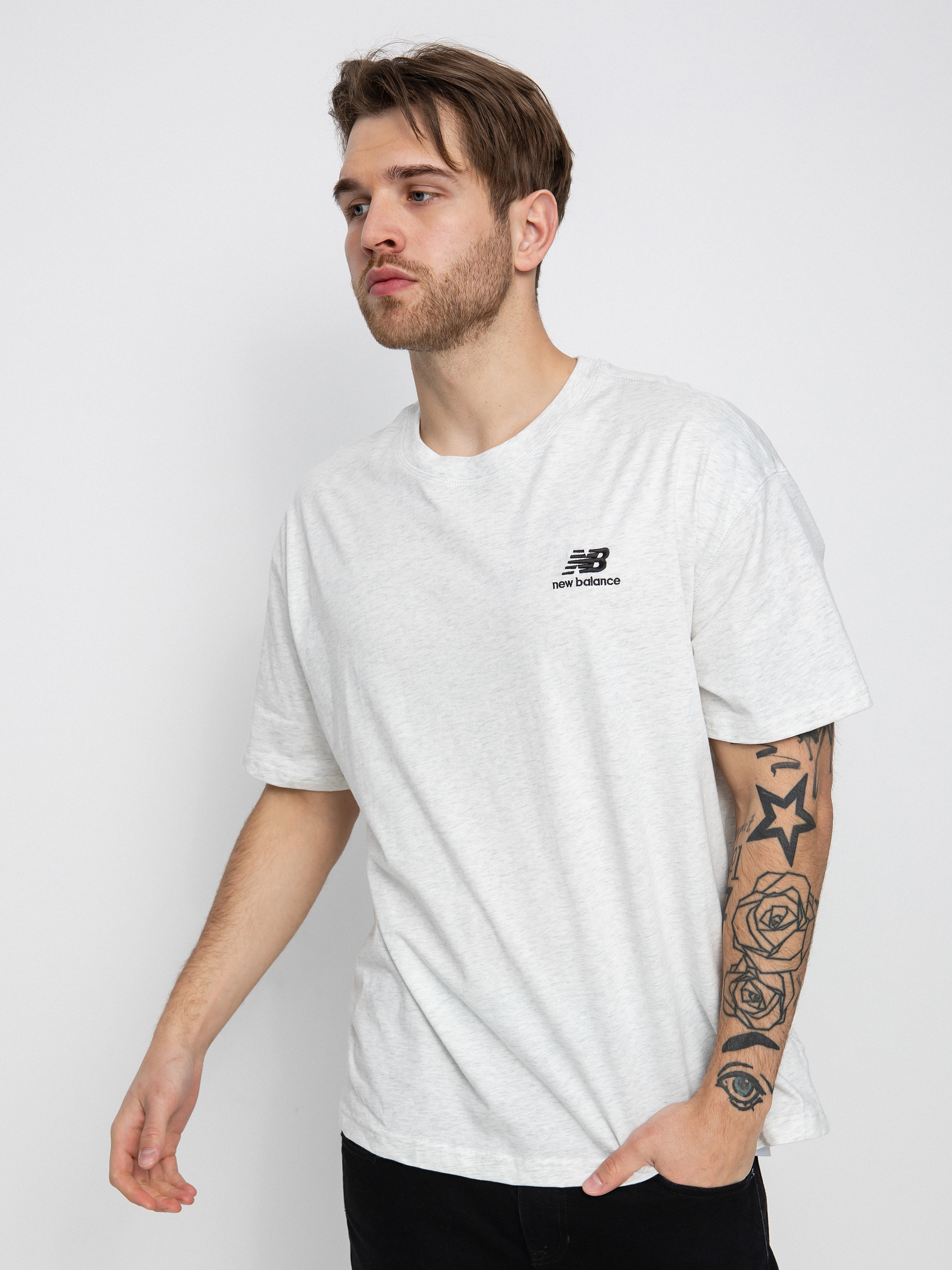 Tricou New Balance Essentials Uni Ssentials (grey)