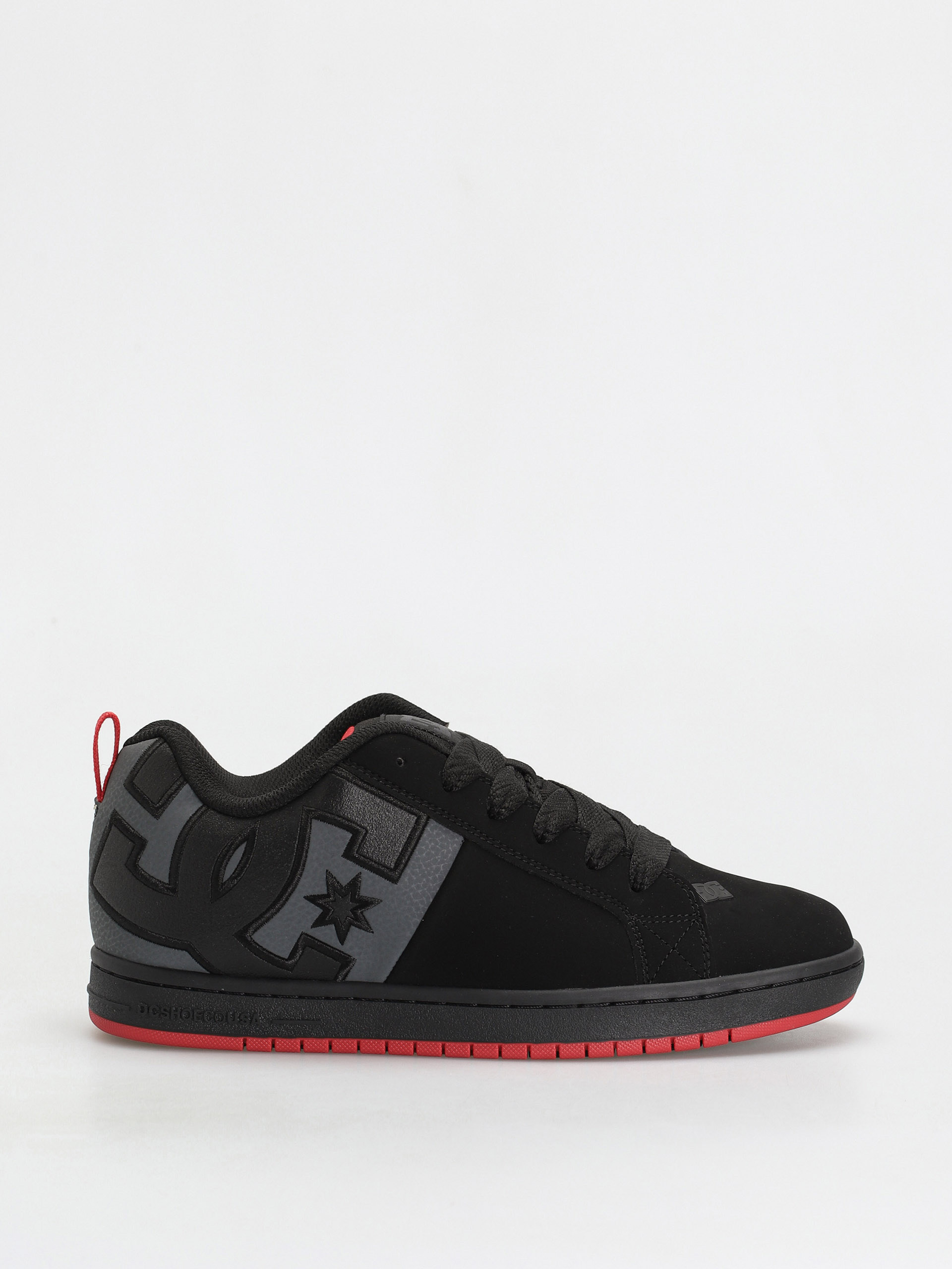 Pantofi DC Court Graffik Sq (black/grey/red)