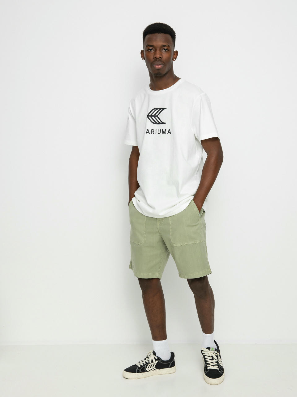 Tricou Cariuma Logo (white)