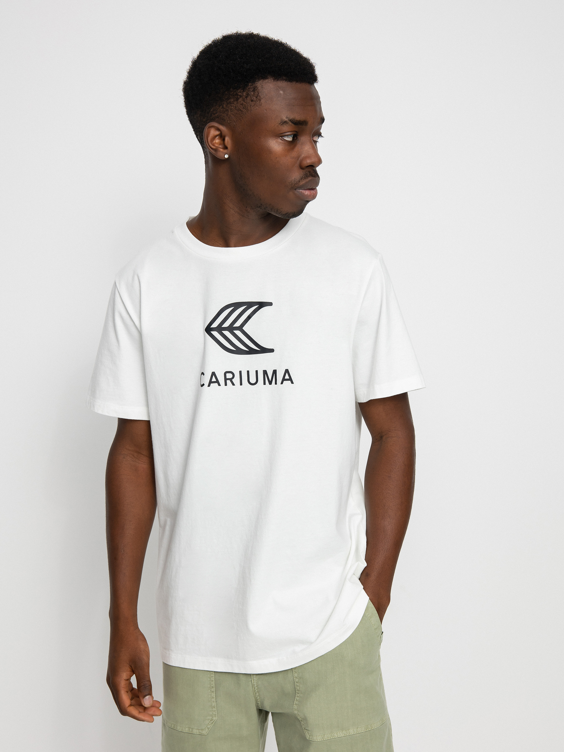 Tricou Cariuma Logo (white)