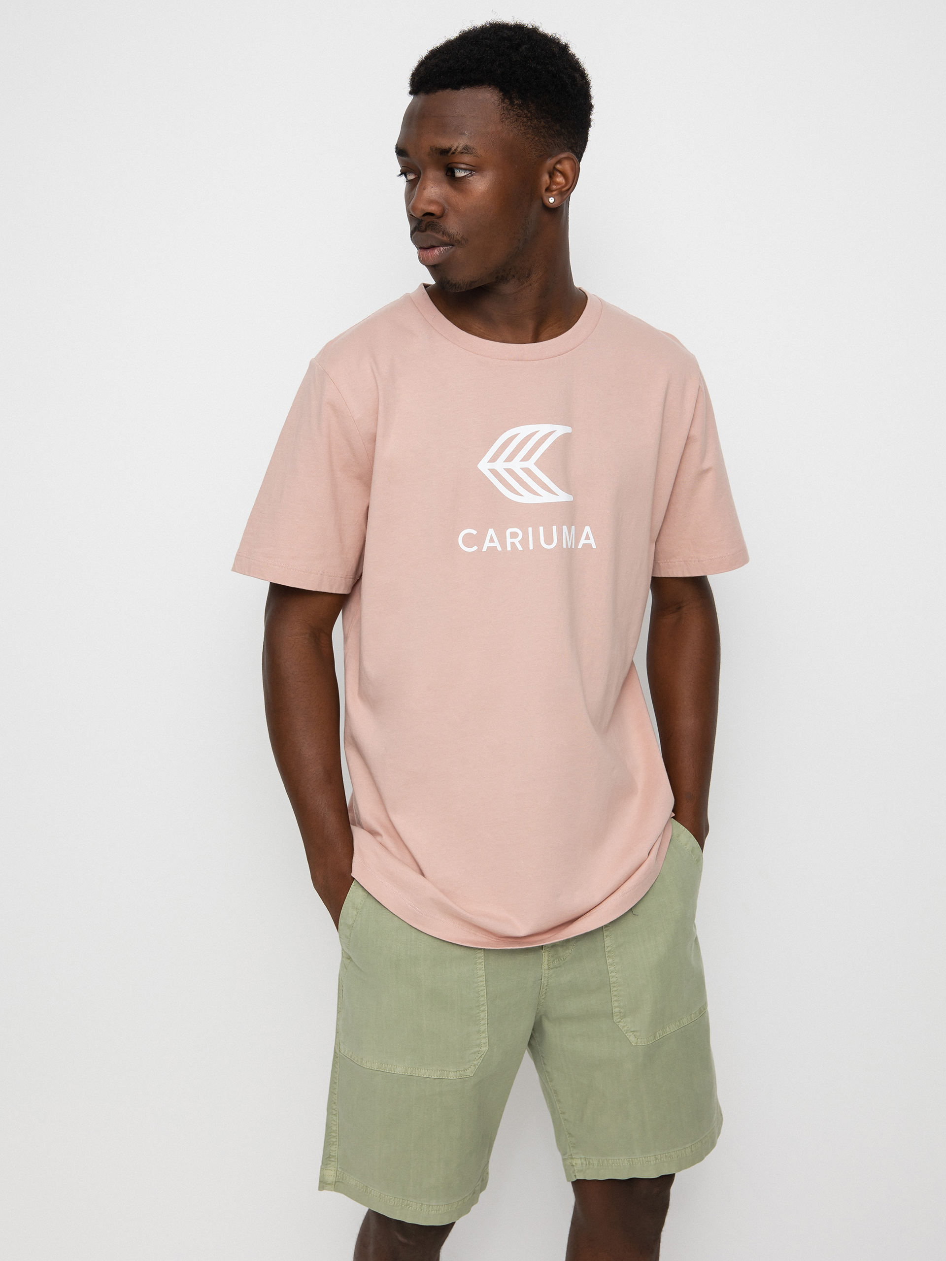 Tricou Cariuma Logo (rose)