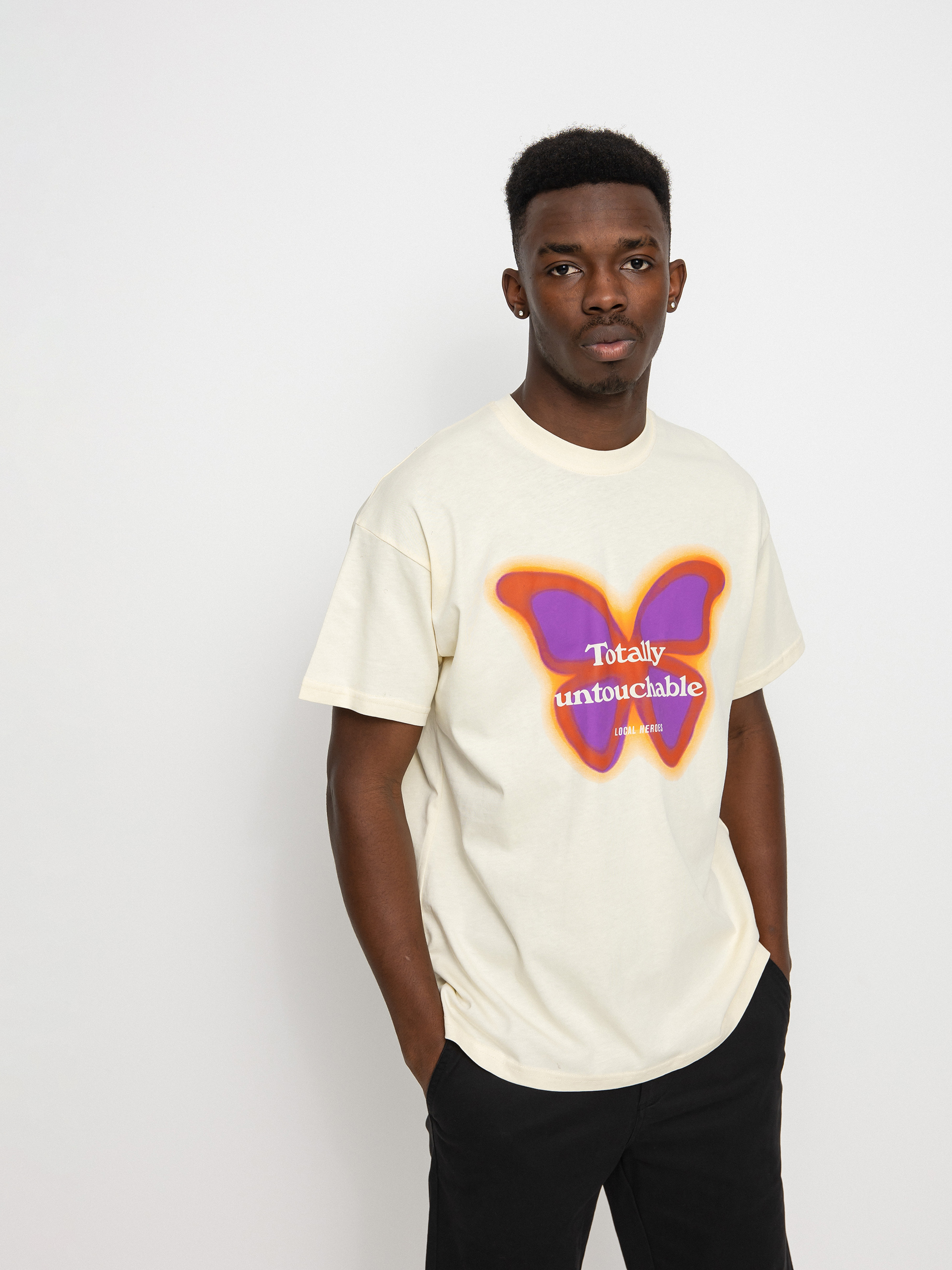 Tricou Local Heroes Untouchable (ivory)