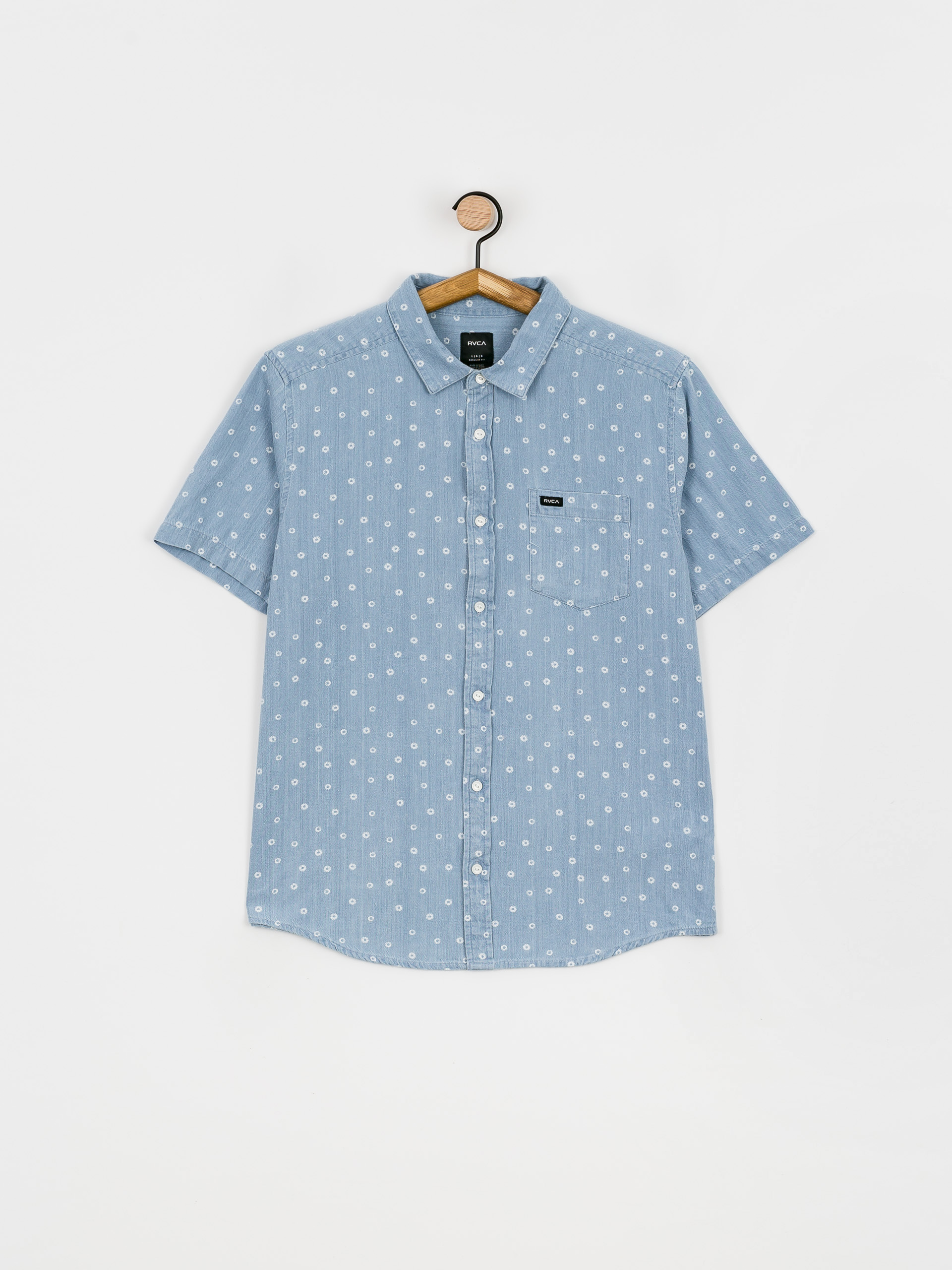 Cămașă RVCA Harbour (denim/white)