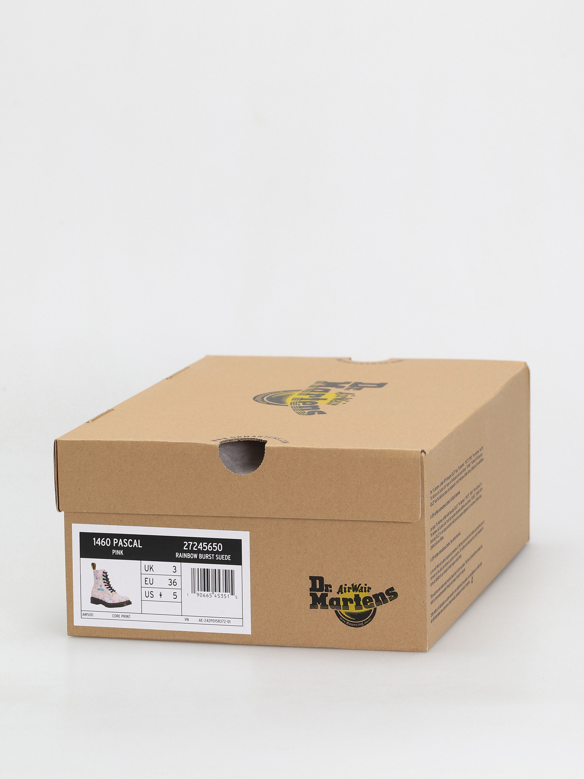 Pantofi Dr. Martens 1460 Pascal Wmn (pink tutti frutti)