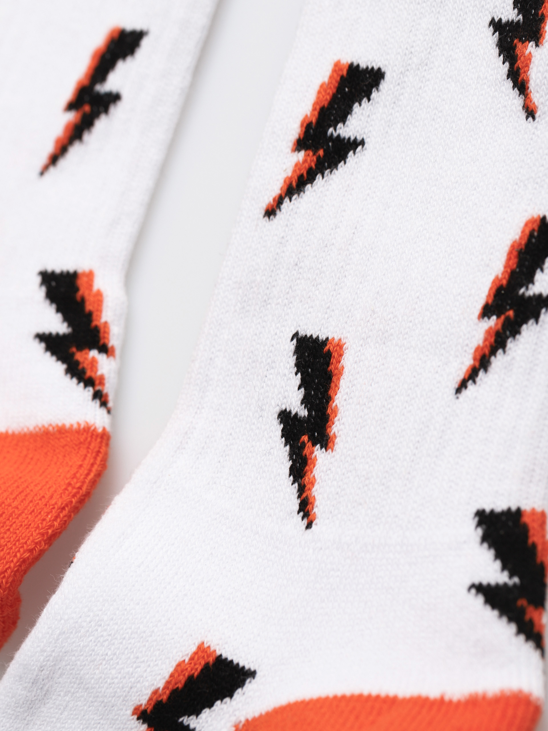 Șosete Malita Mlt Thunder Db (white/orange)