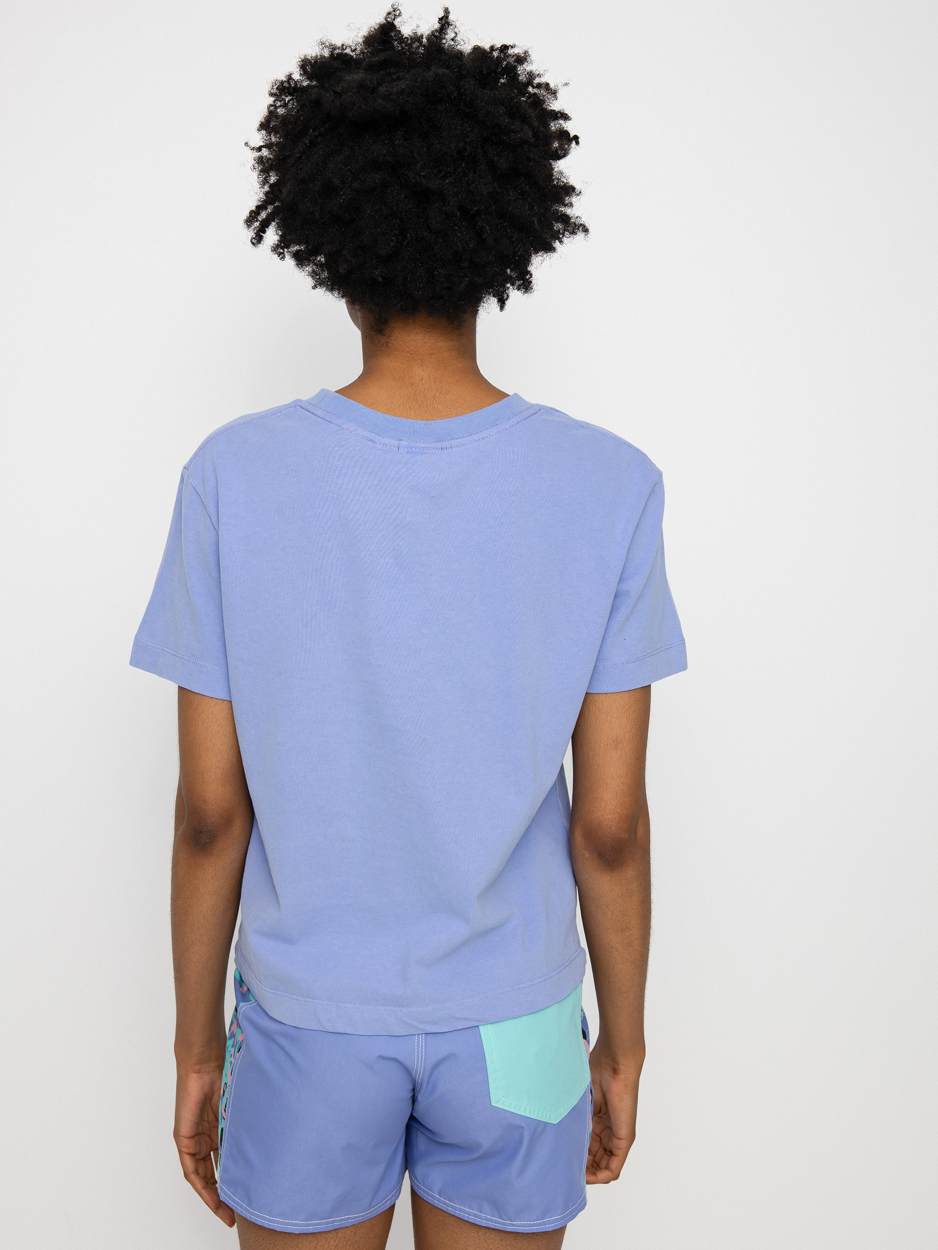 Tricou Quiksilver X Stranger Things 86 Crop Wmn (jacaranda)