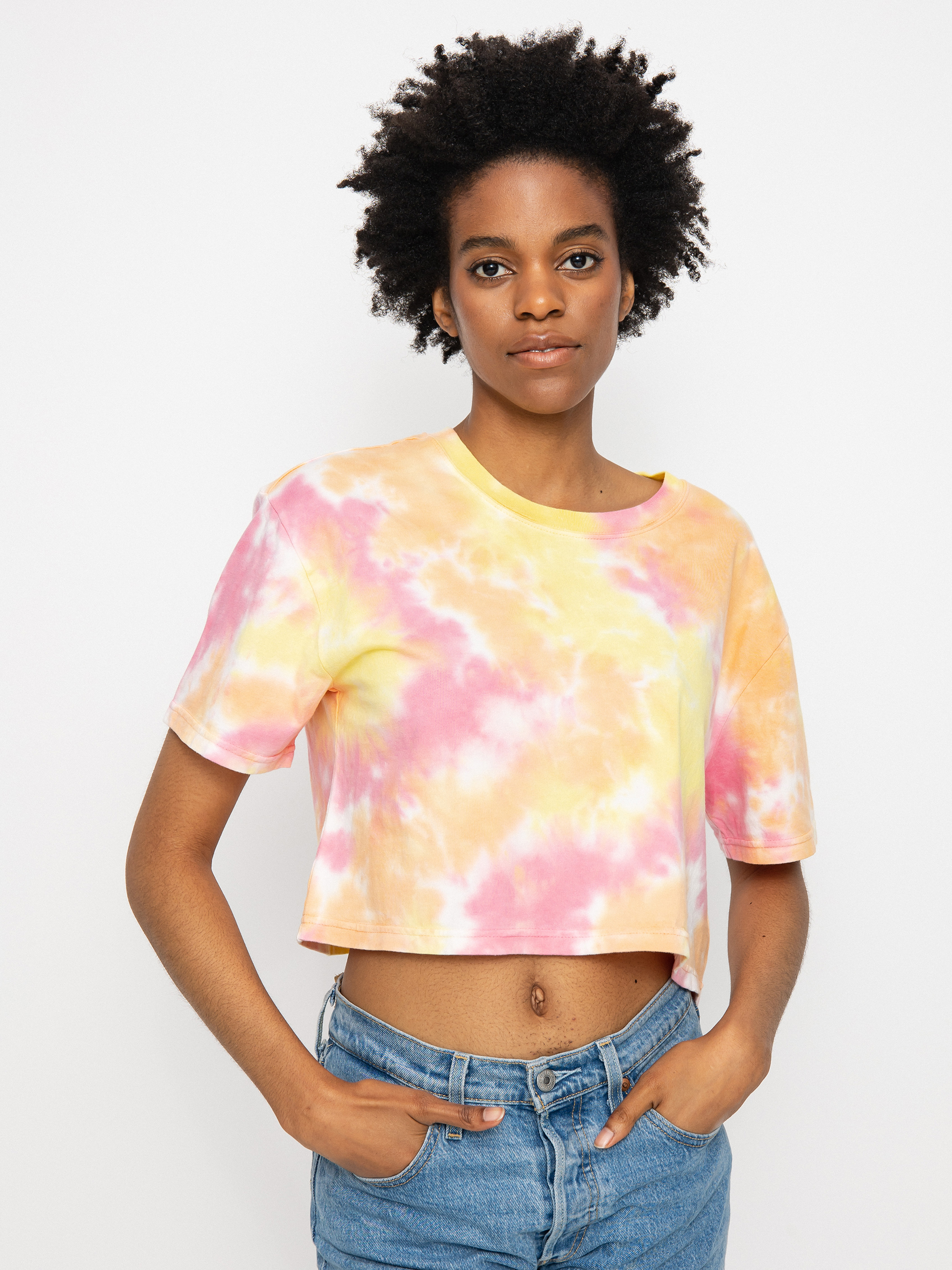 Tricou Volcom Galactic Stone Wmn (hazey pink)