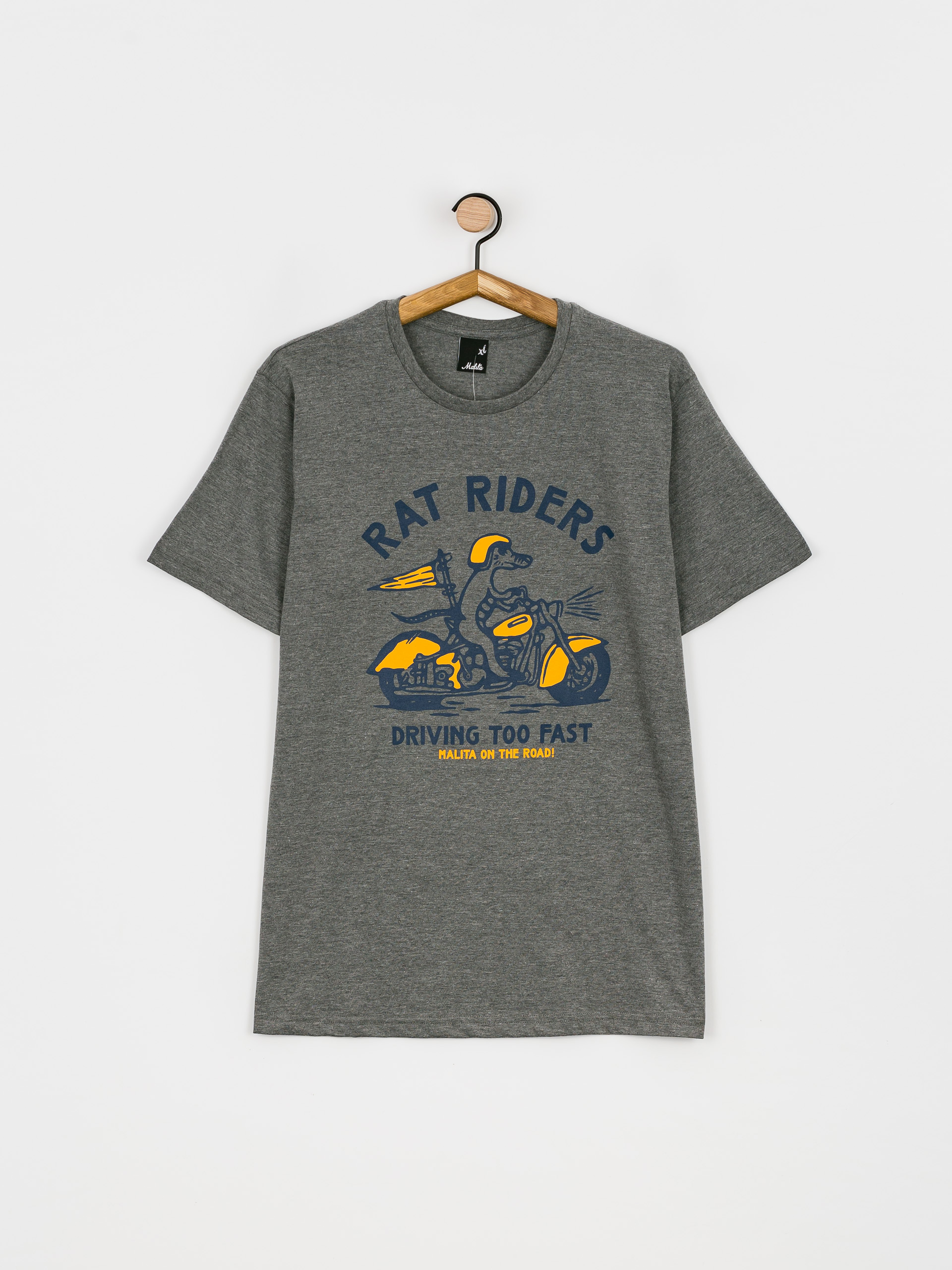 Tricou Malita Rat Riders (heather grey)