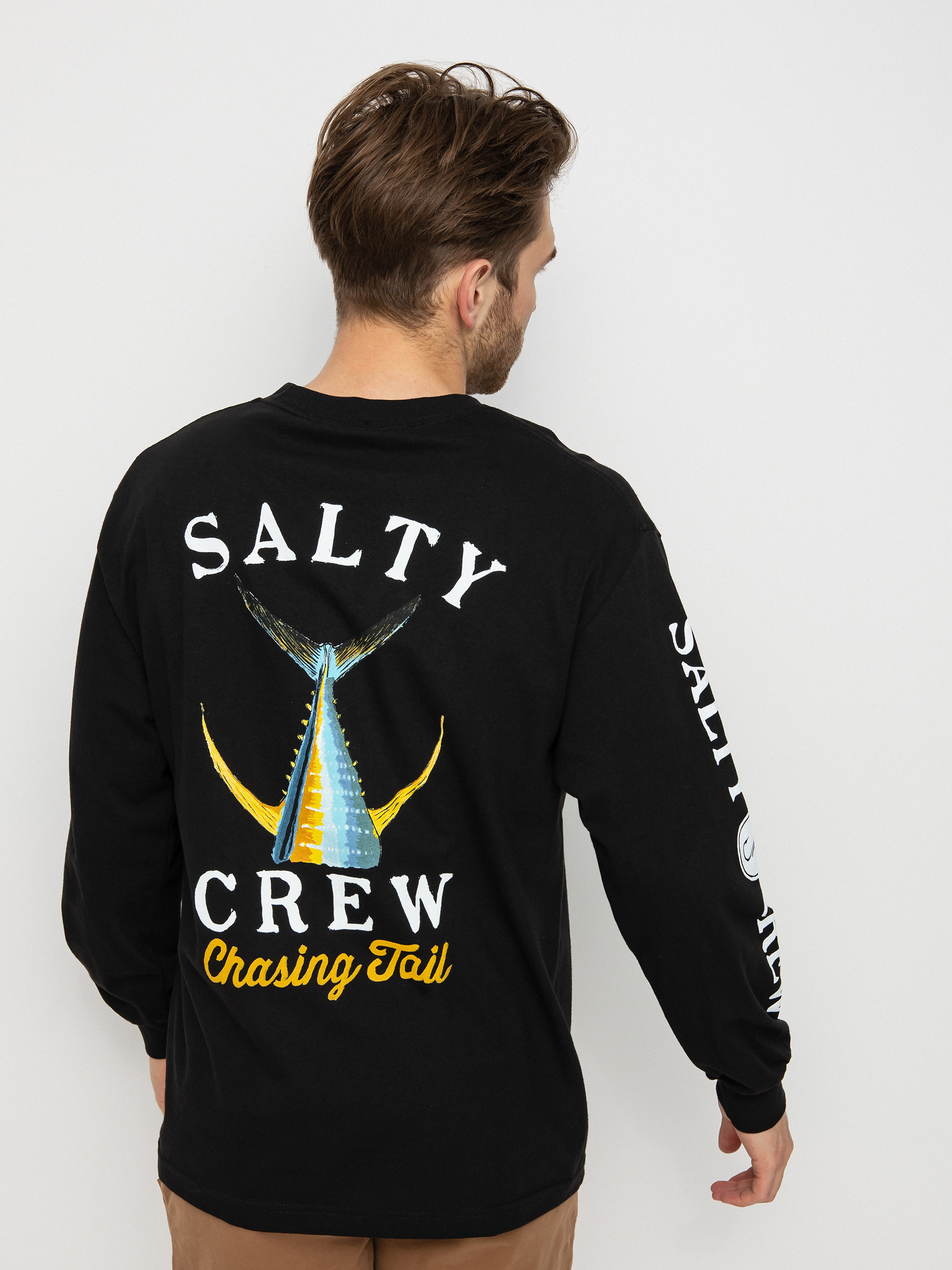 Longsleeve Salty Crew Tailed (black)