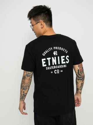 Tricou Etnies Skate Co (black /white)