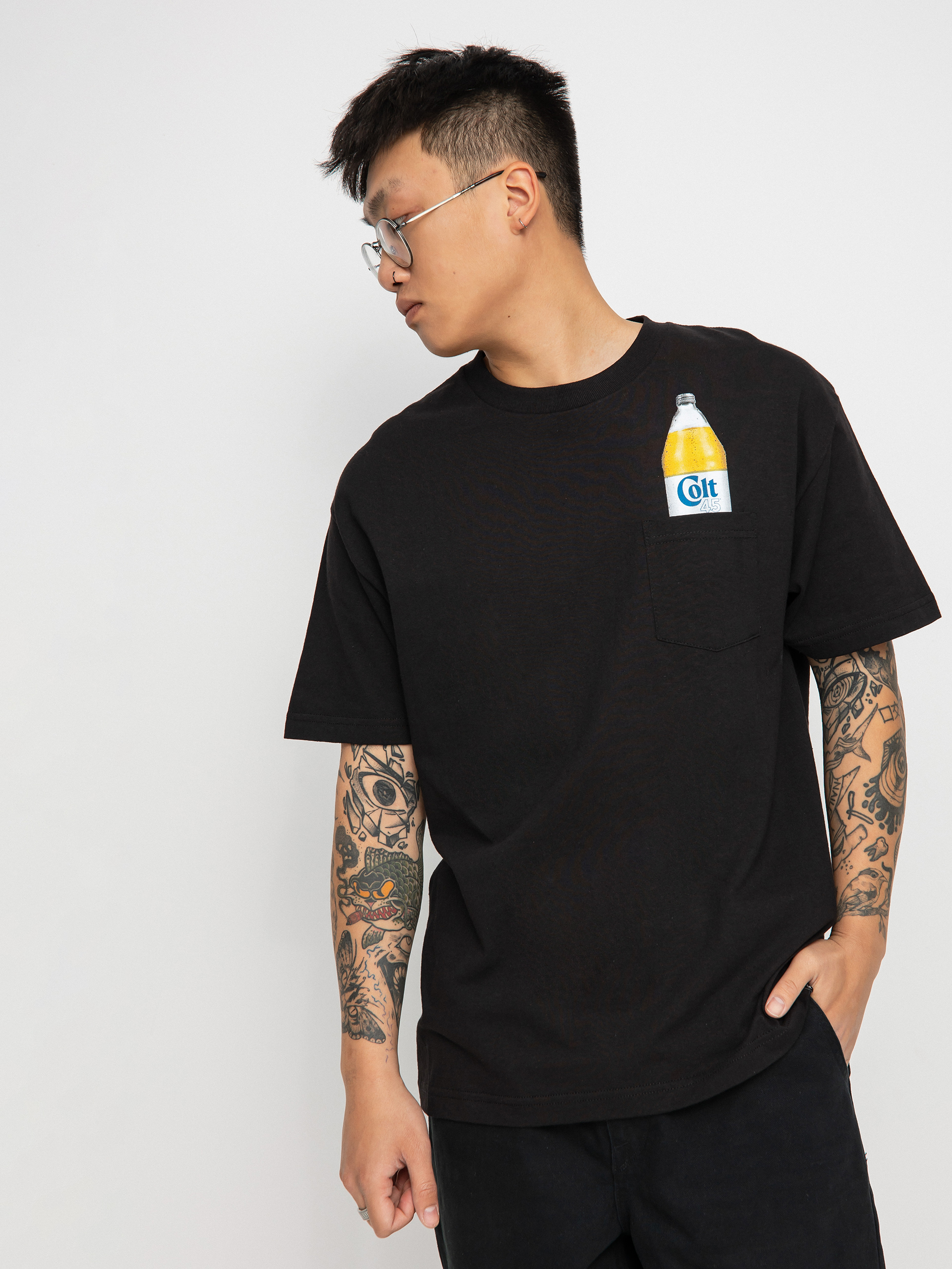 Tricou Etnies Colt 45 Pocket (black)