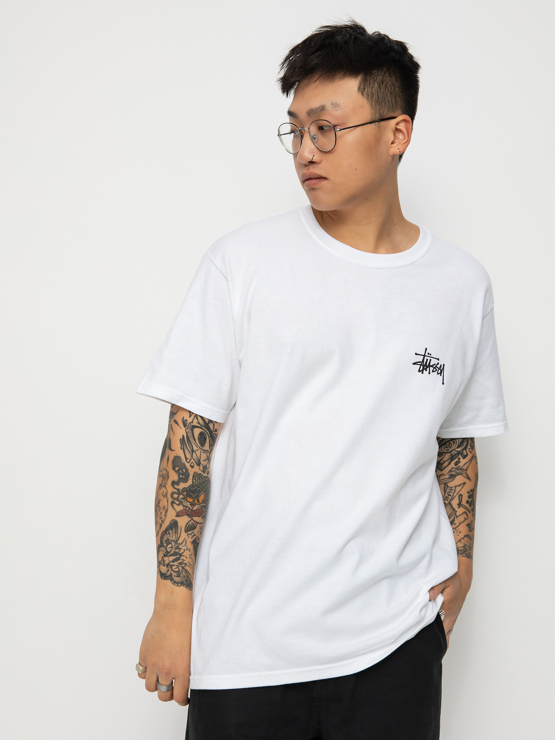 Tricou Stussy Basic (white)