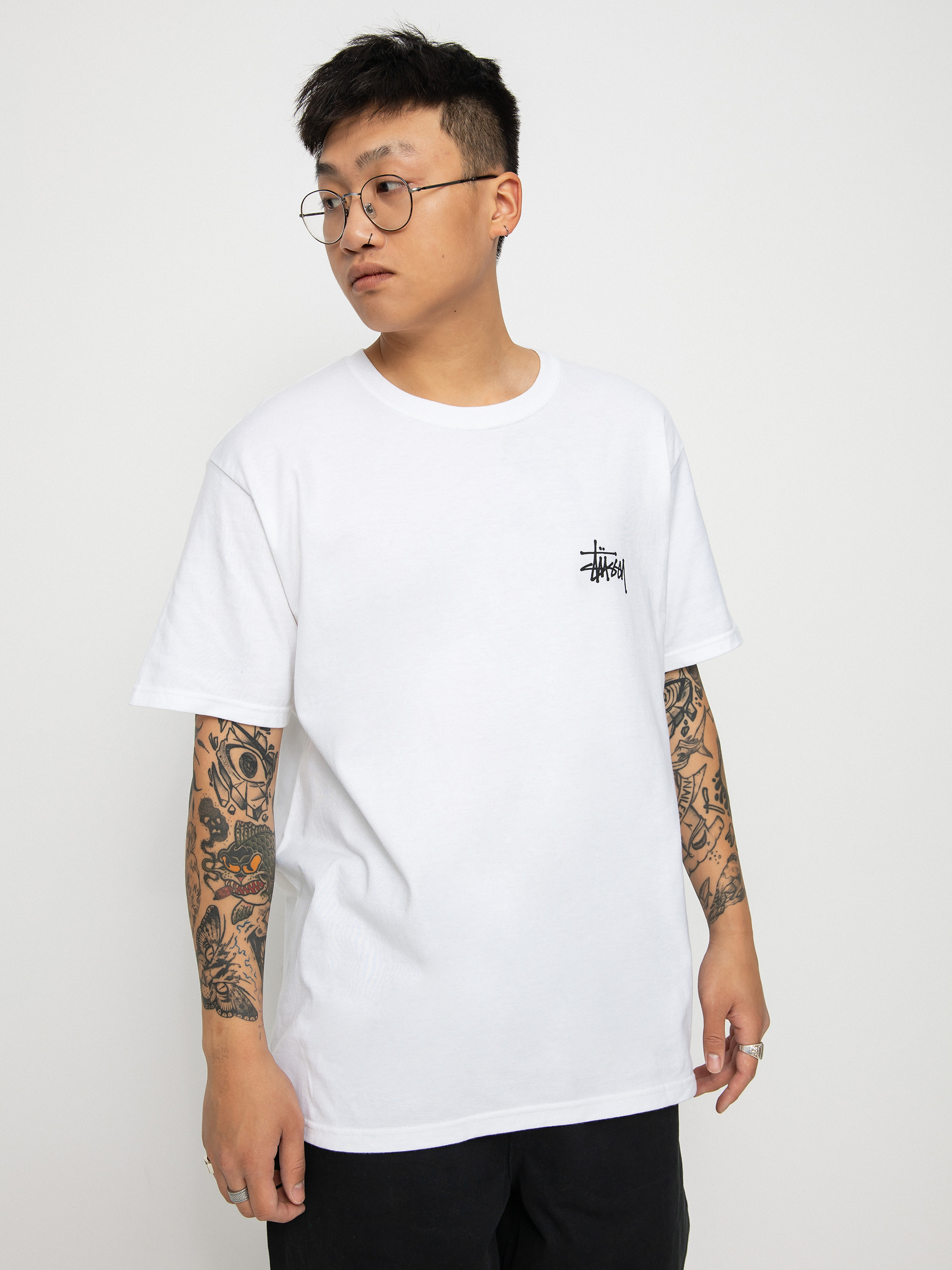 Tricou Stussy Basic (white)