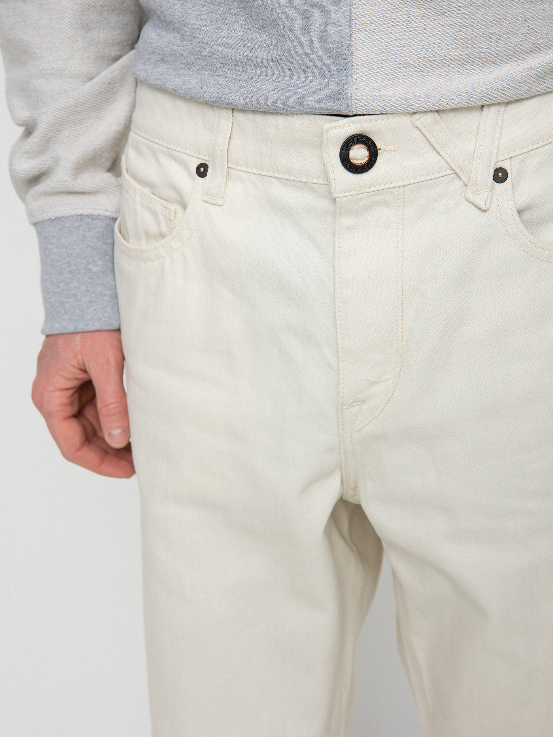 Pantaloni Volcom Modown Tapered Denim (whitecap grey)