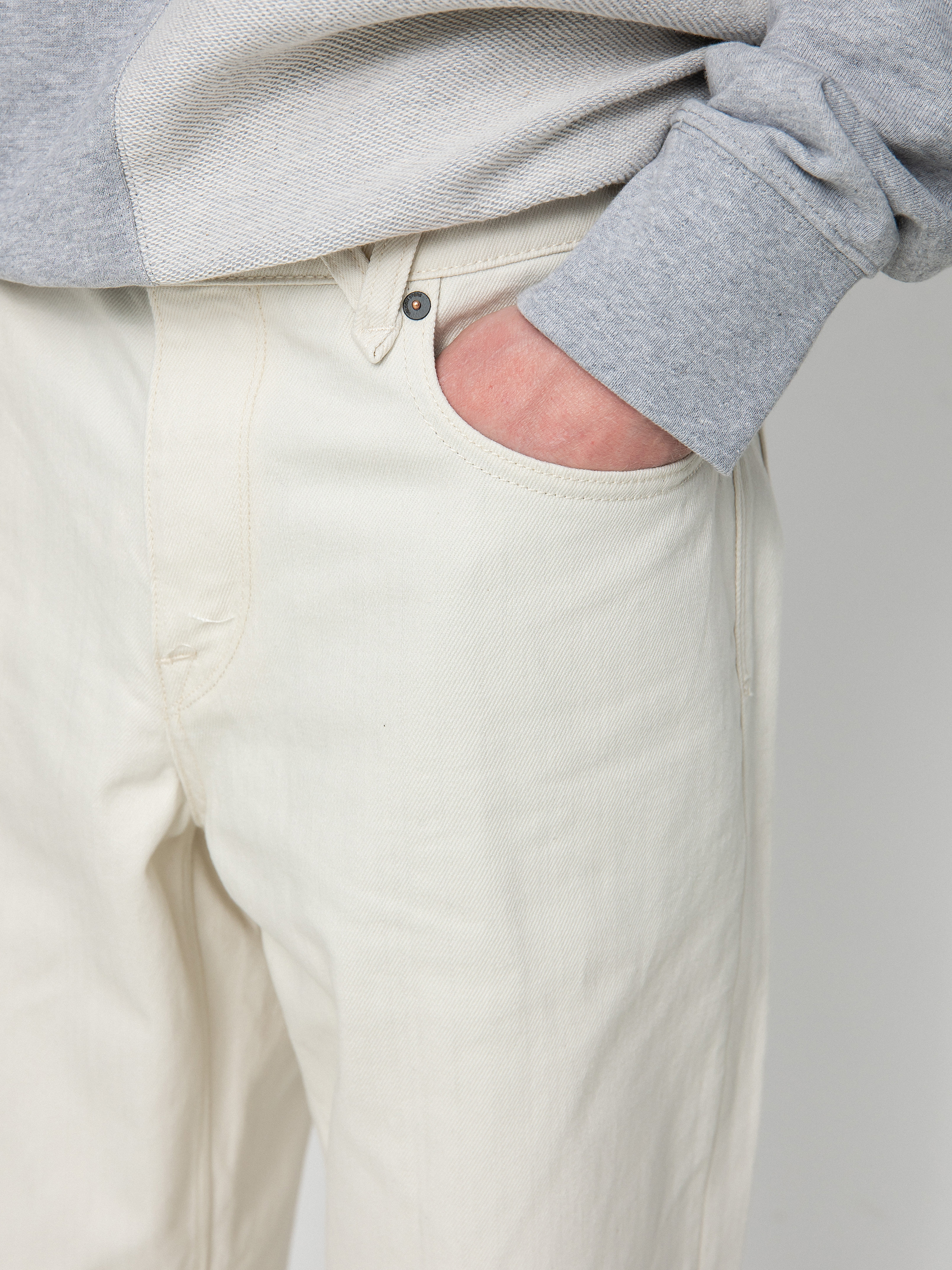 Pantaloni Volcom Modown Tapered Denim (whitecap grey)