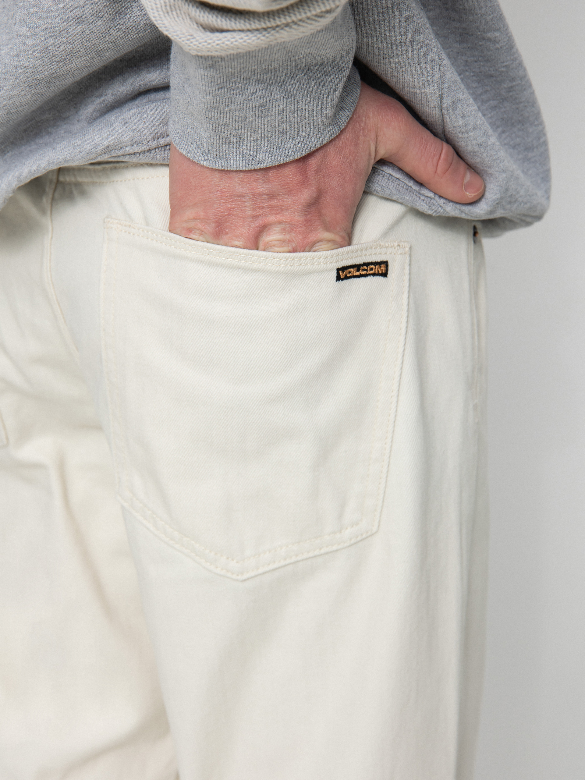 Pantaloni Volcom Modown Tapered Denim (whitecap grey)