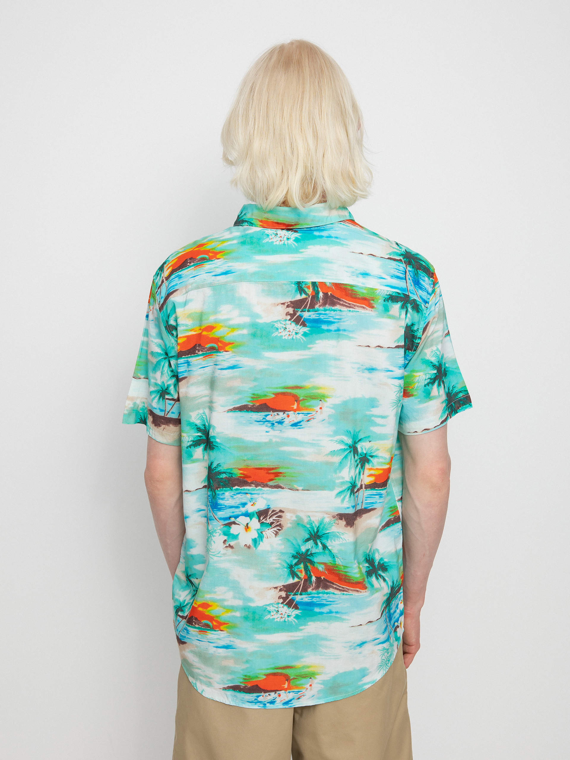 Cămașă RVCA Paradiso (teal)