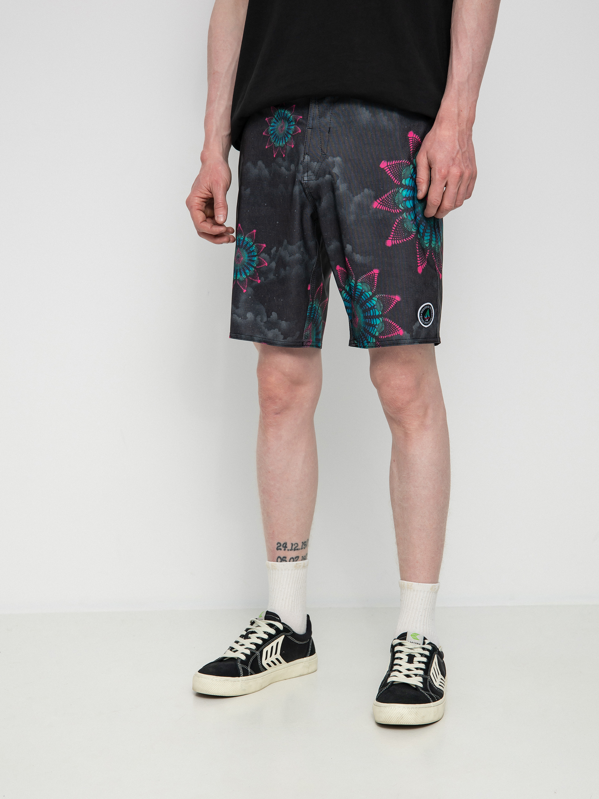 Șort pentru plajă Volcom Star Shields Fa Stoney 18 (black)