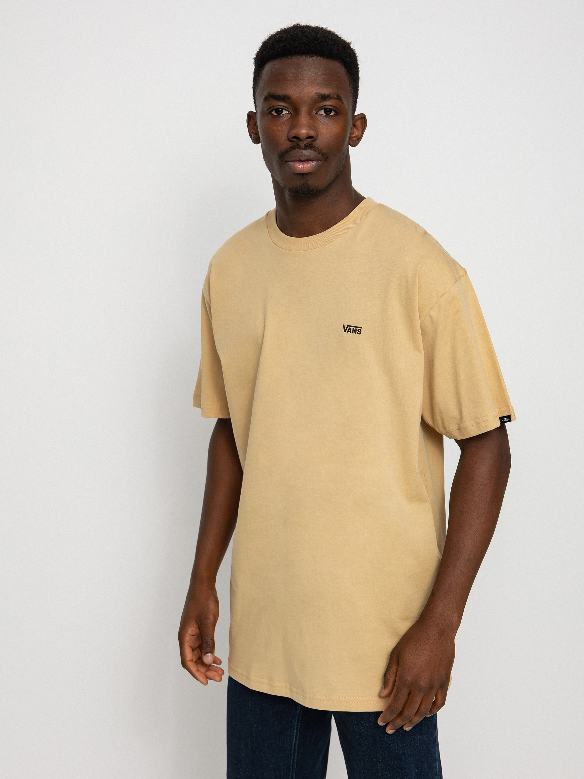 Tricou Vans Left Chest Logo (taos taupe/black)
