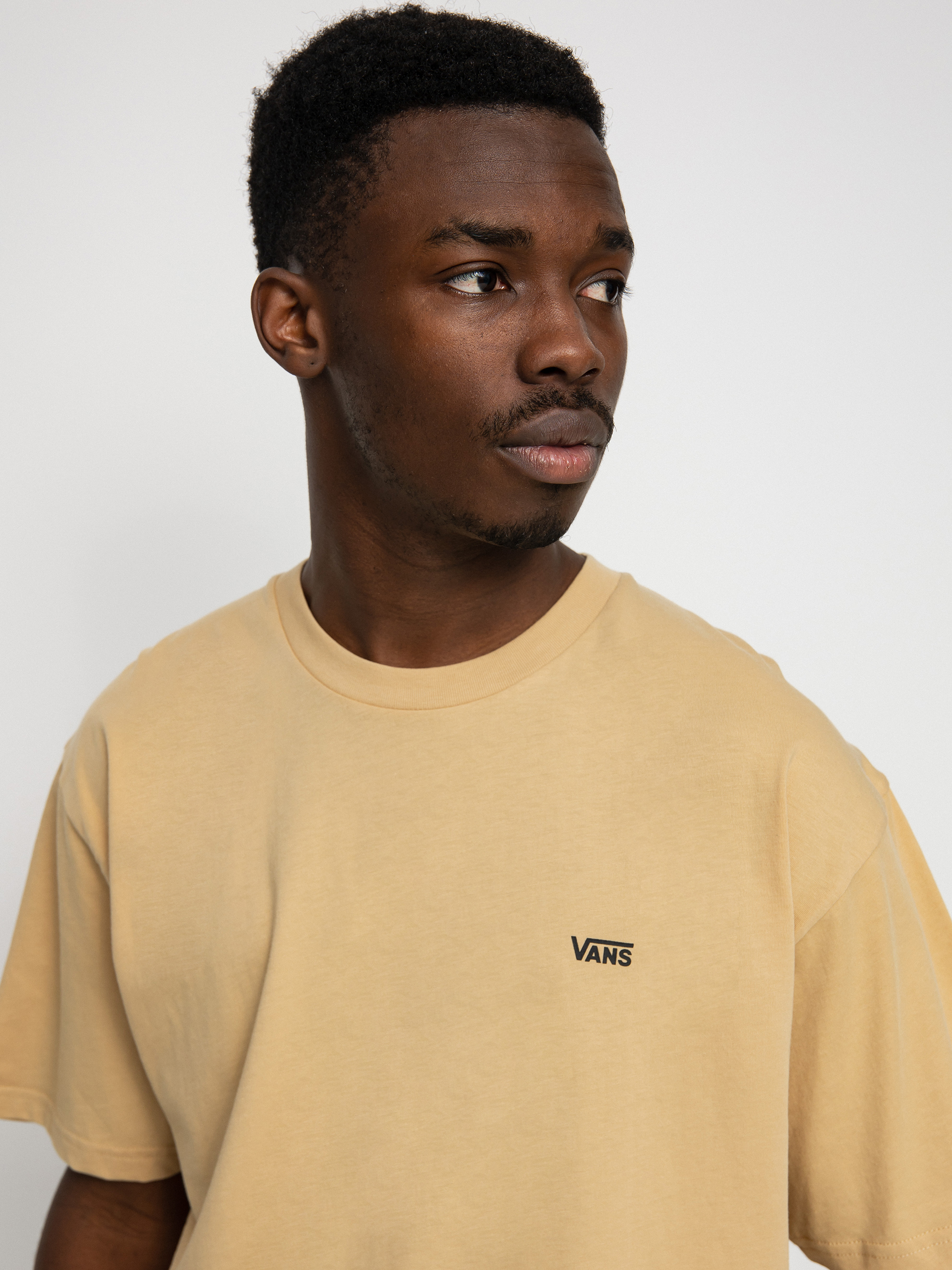 Tricou Vans Left Chest Logo (taos taupe/black)