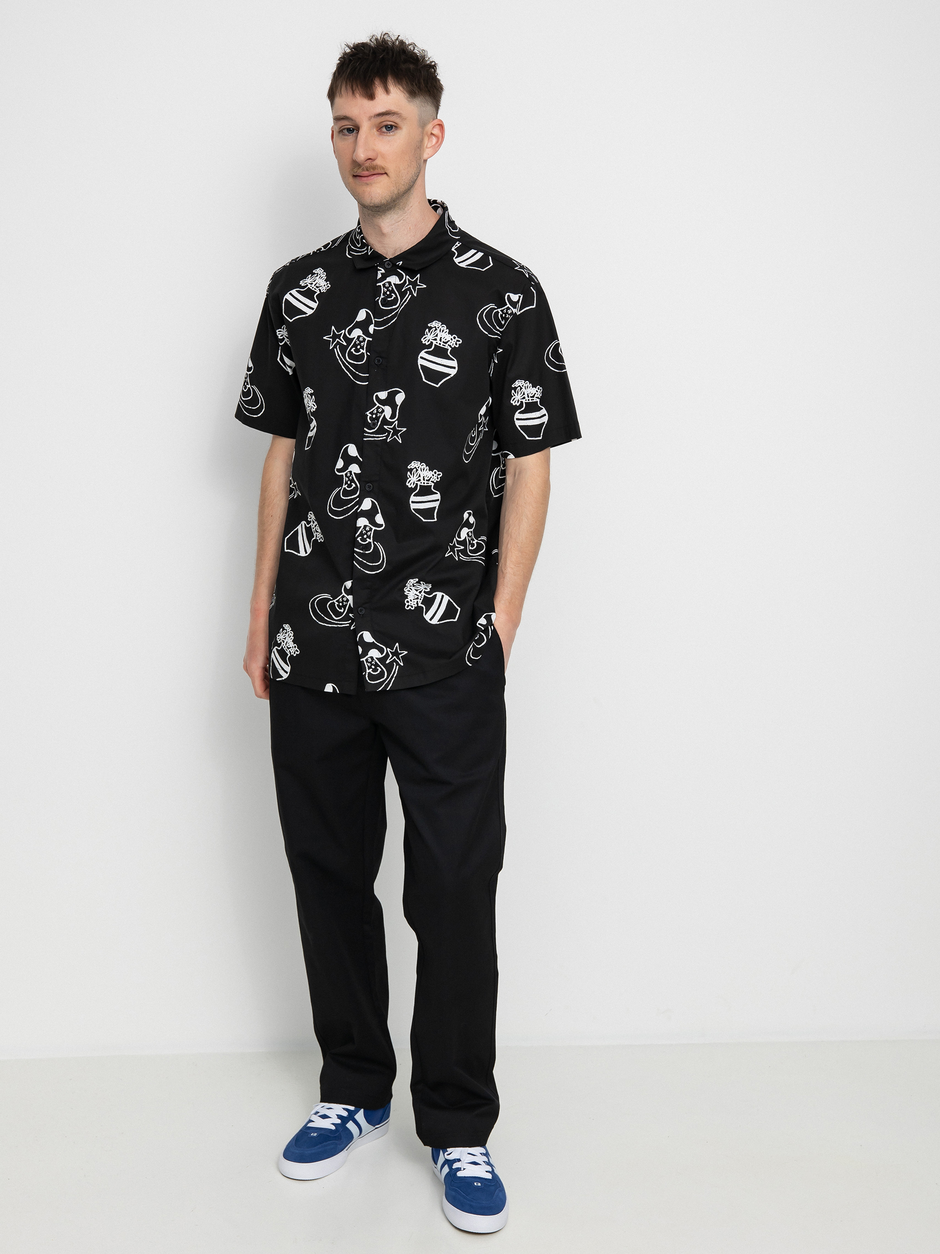 Cămașă Globe Underground Holiday (black)