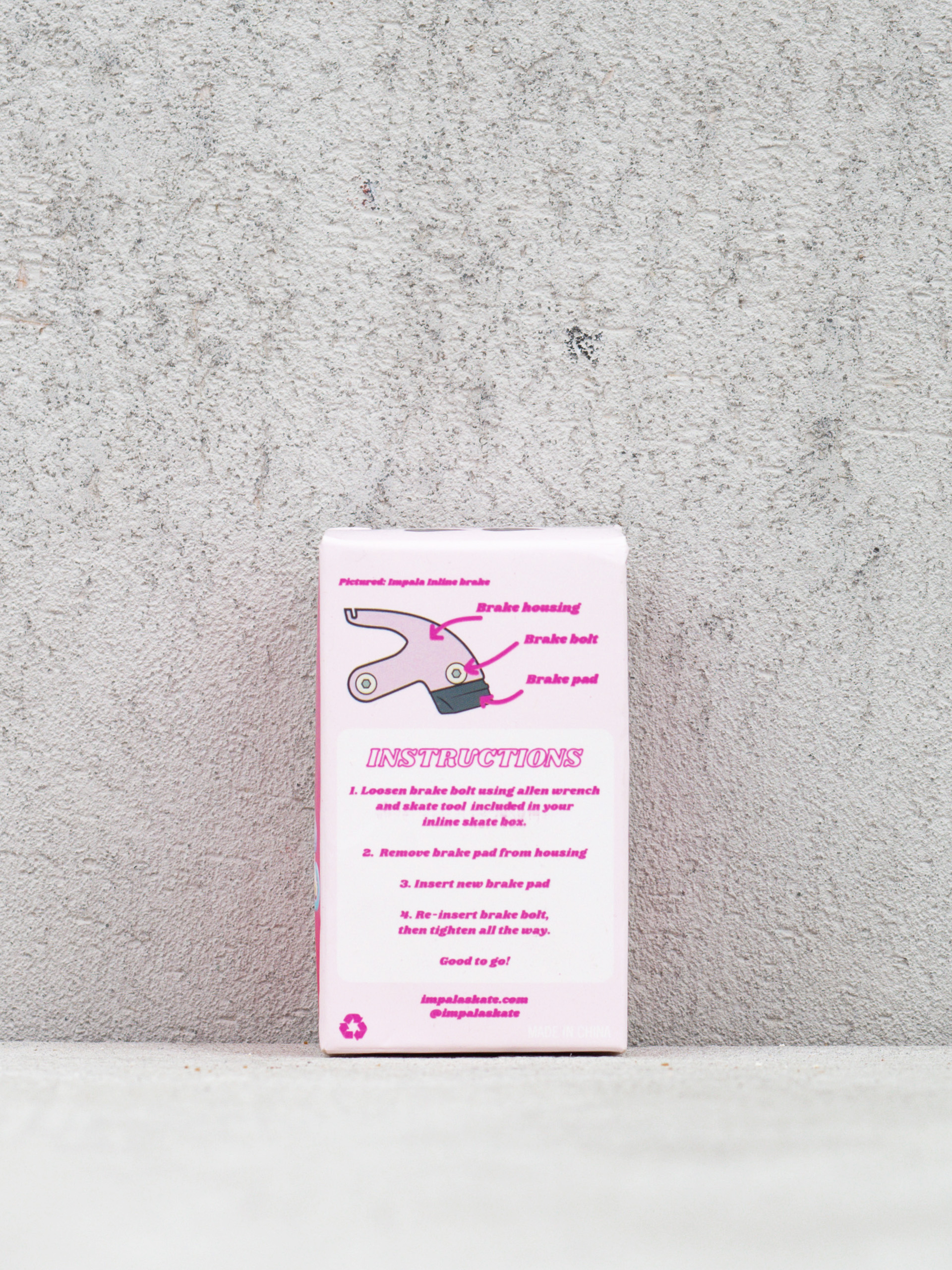 Impala Inline Brake Pad (black)