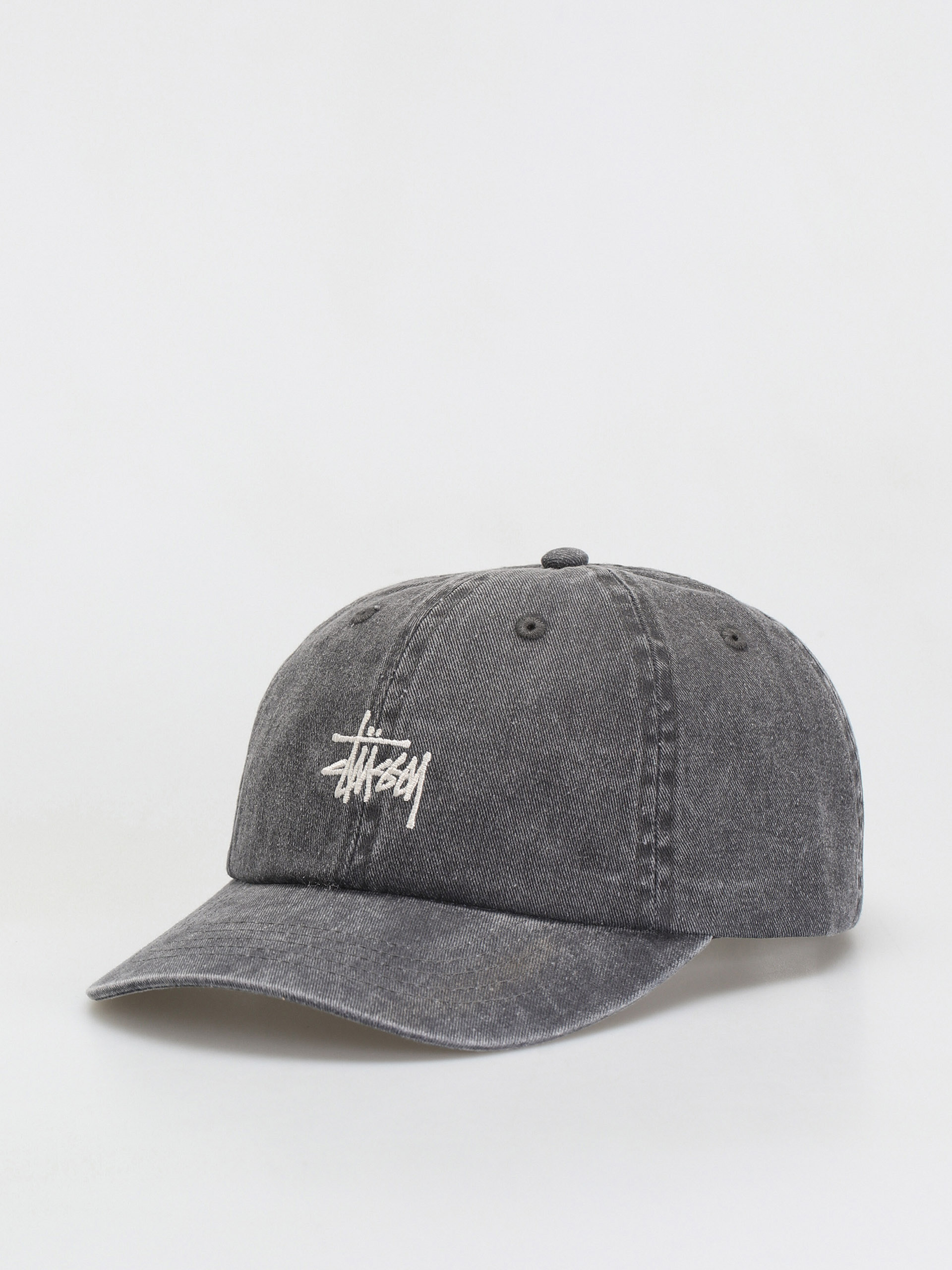 Șapcă Stussy Washed Stock Low Pro (charcoal)