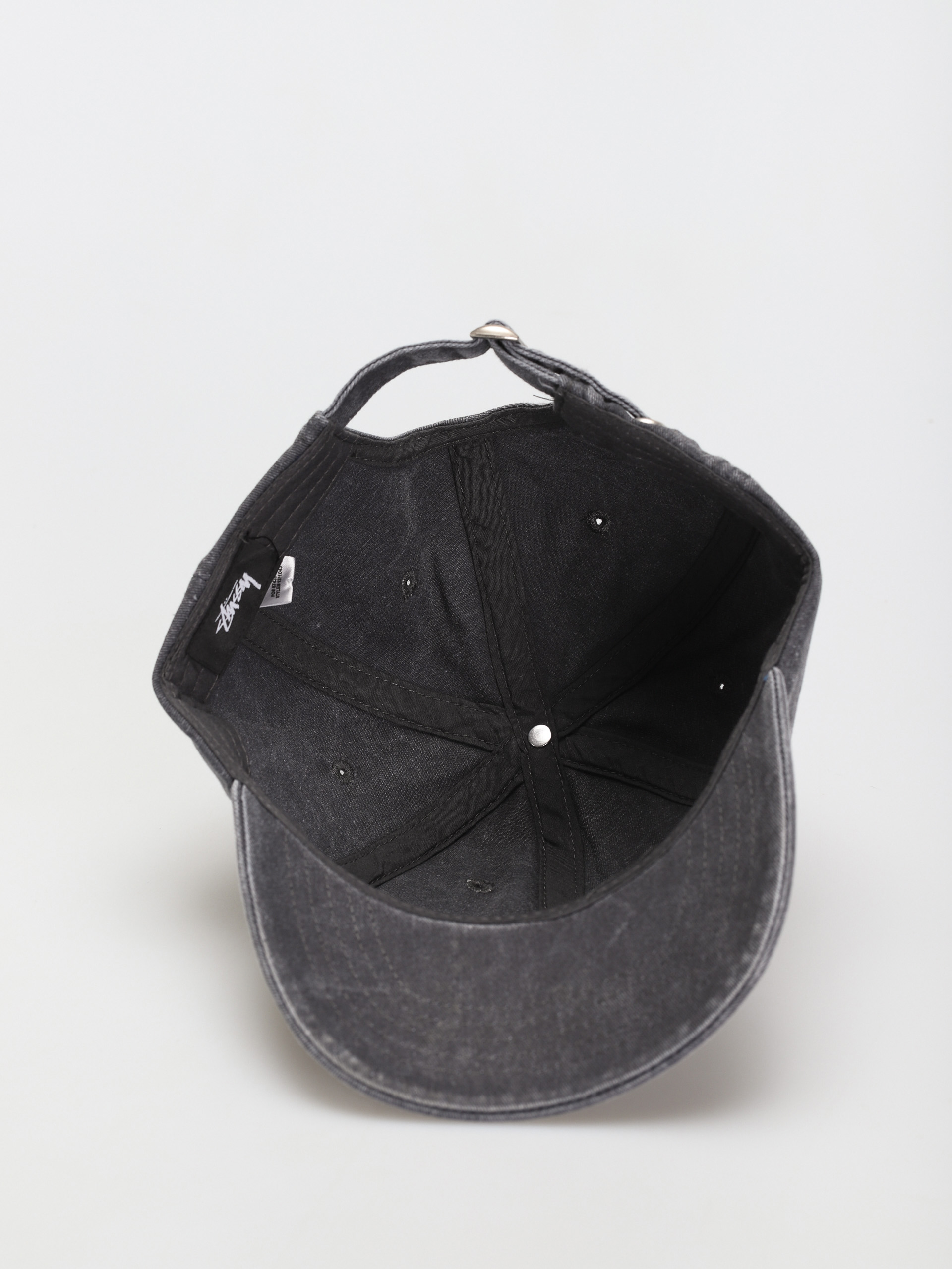 Șapcă Stussy Washed Stock Low Pro (charcoal)