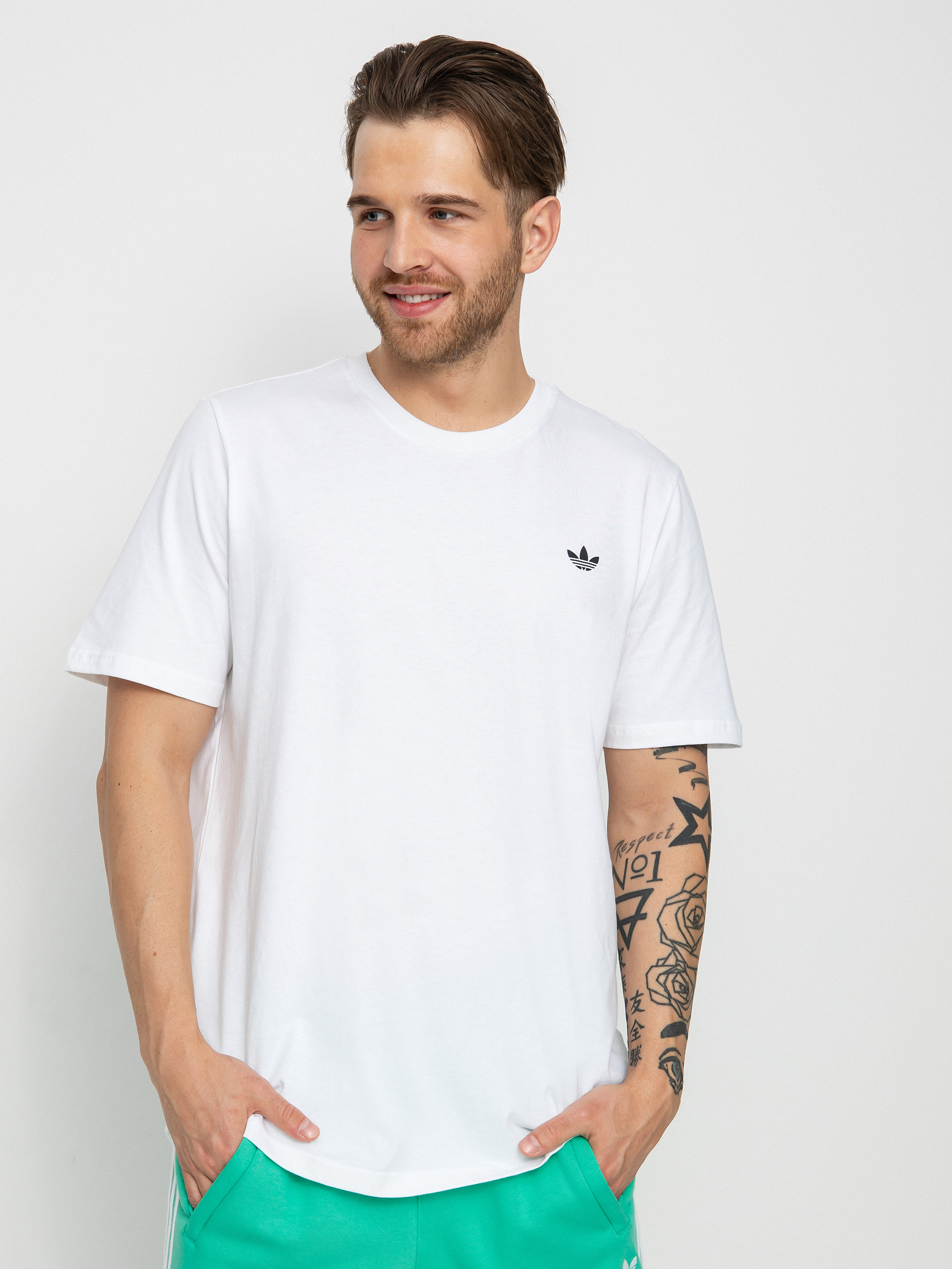 Tricou adidas 4.0 Logo (white/black)