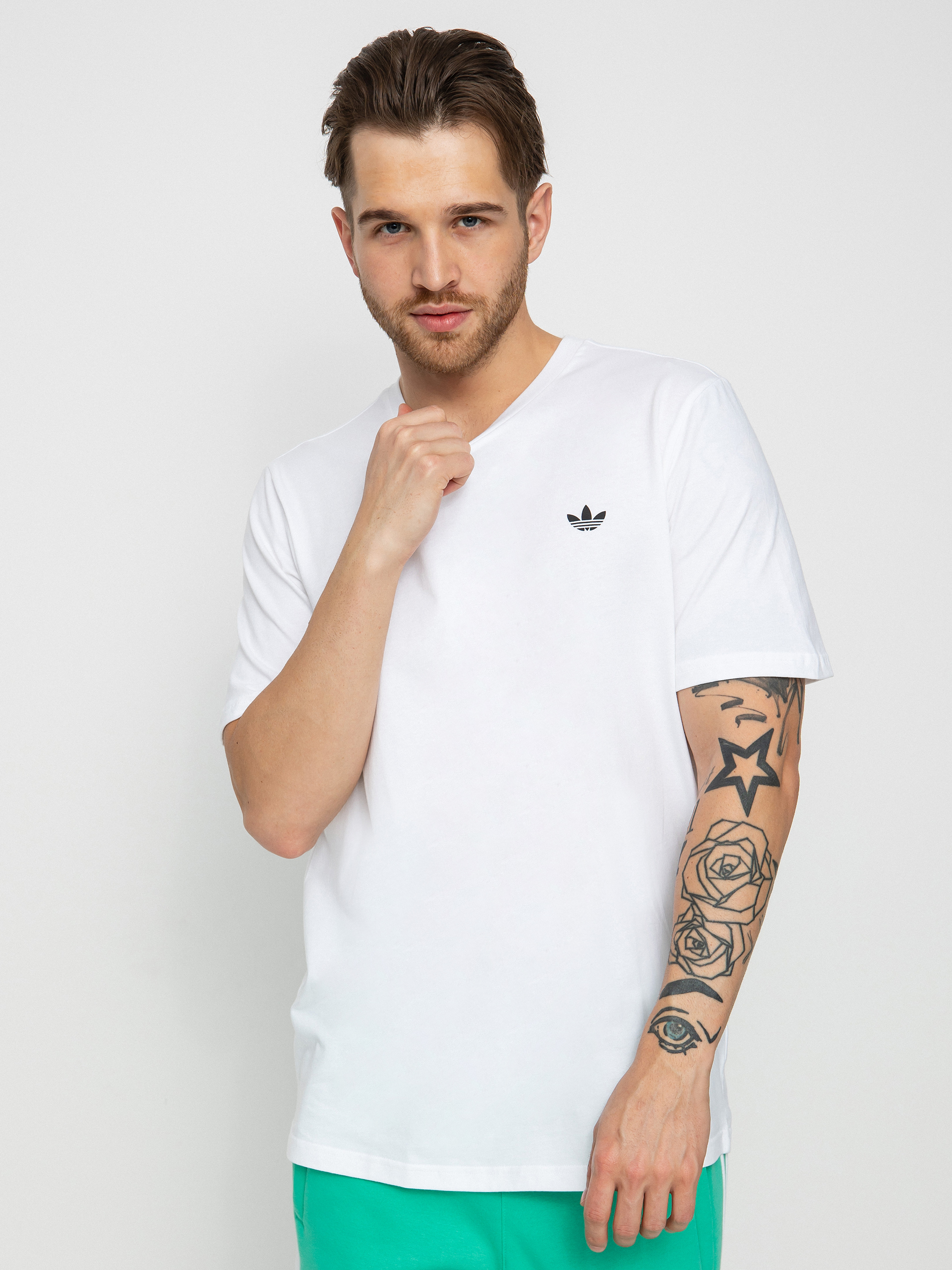 Tricou adidas 4.0 Logo (white/black)
