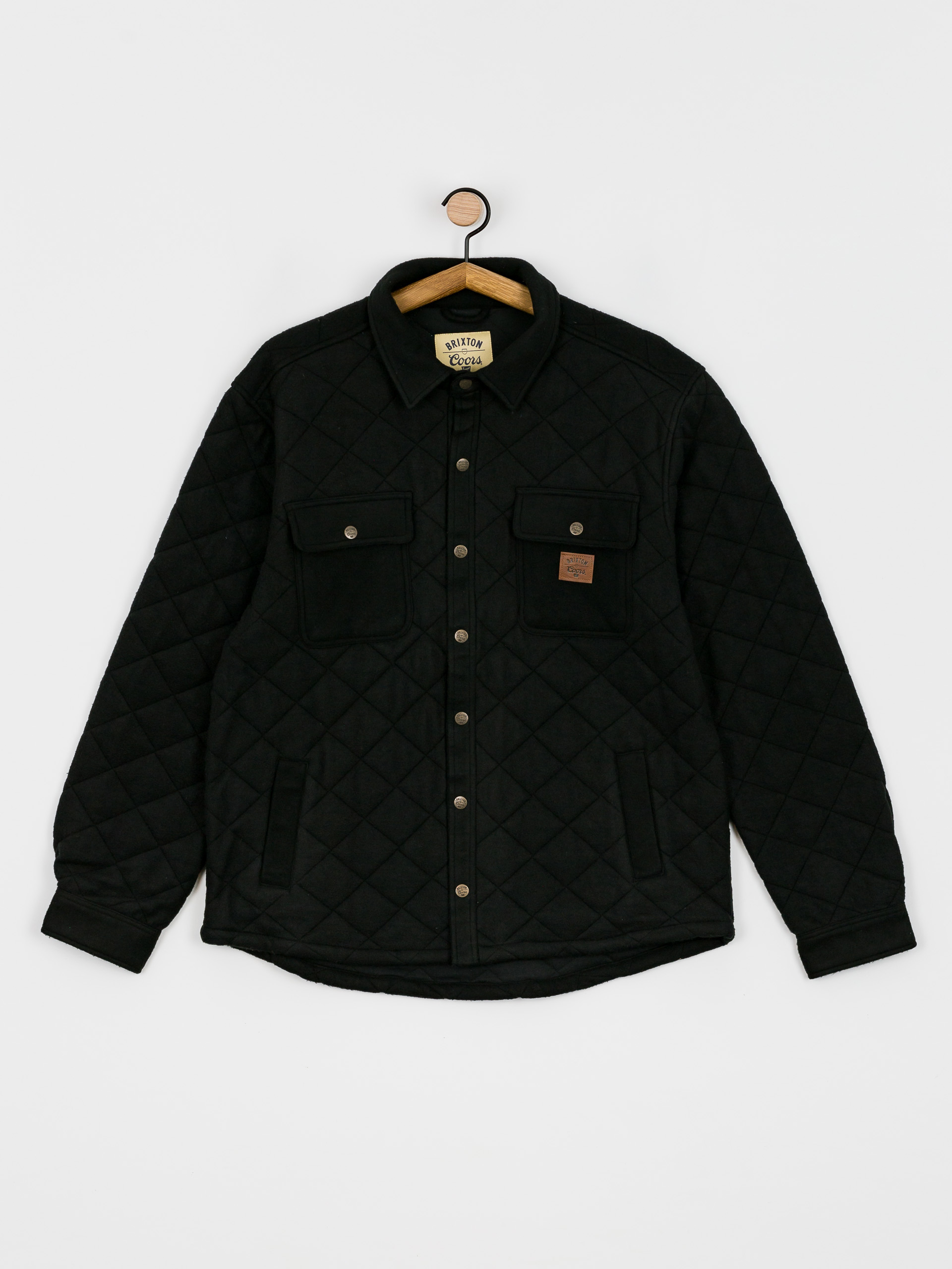 Geacă Brixton Coors Cass Quilted Fleece (black)