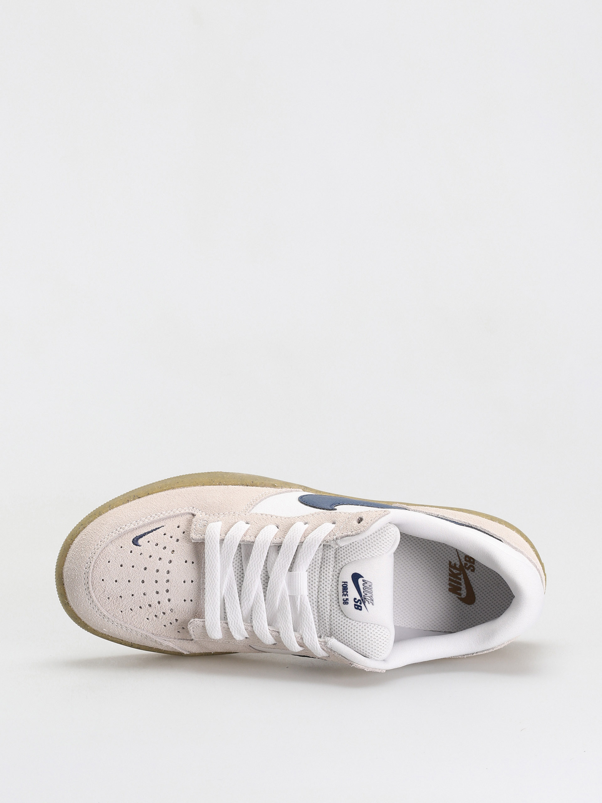 Pantofi Nike SB Force 58 (white/navy white gum light brown)